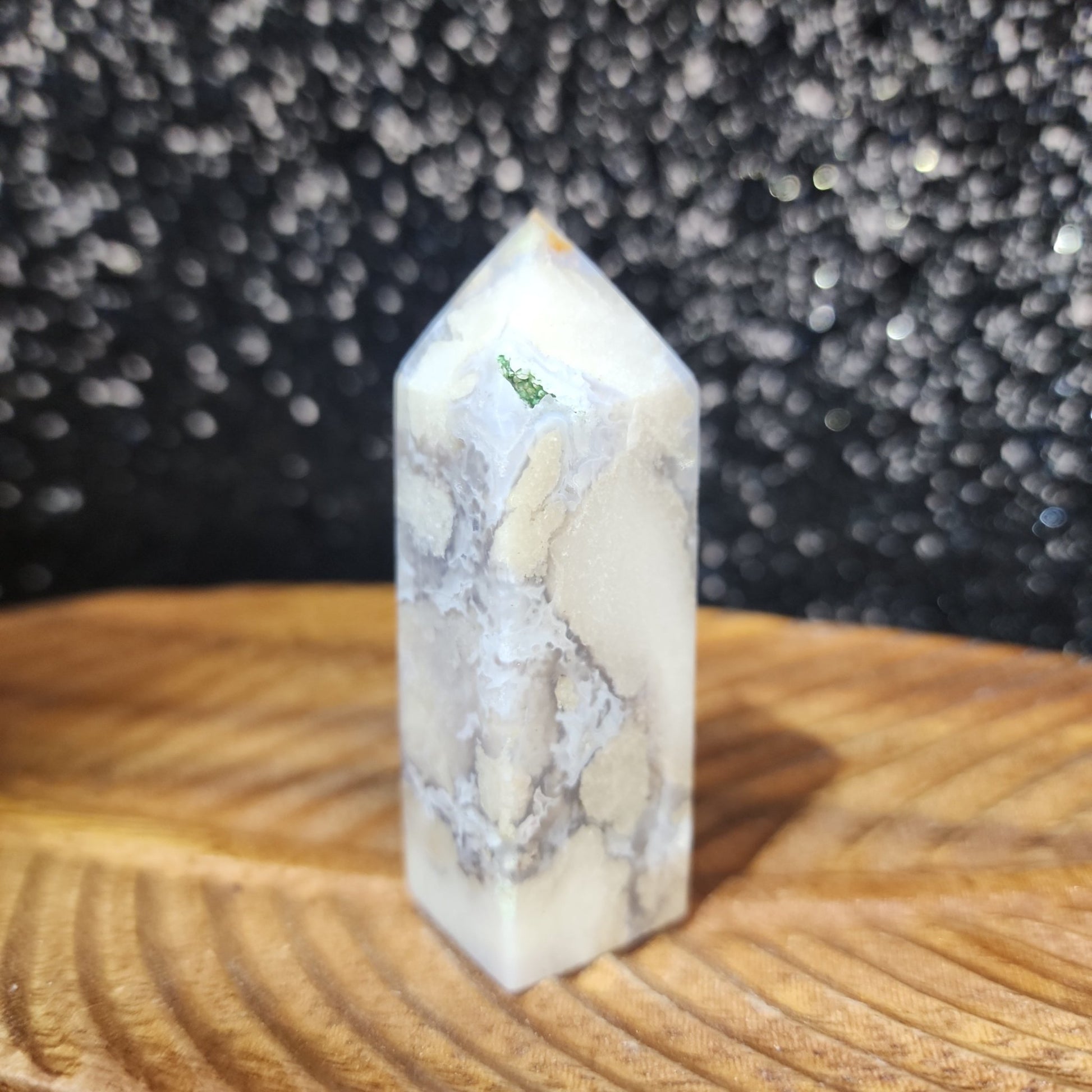 Flower Agate Tower - MagicBox Crystals