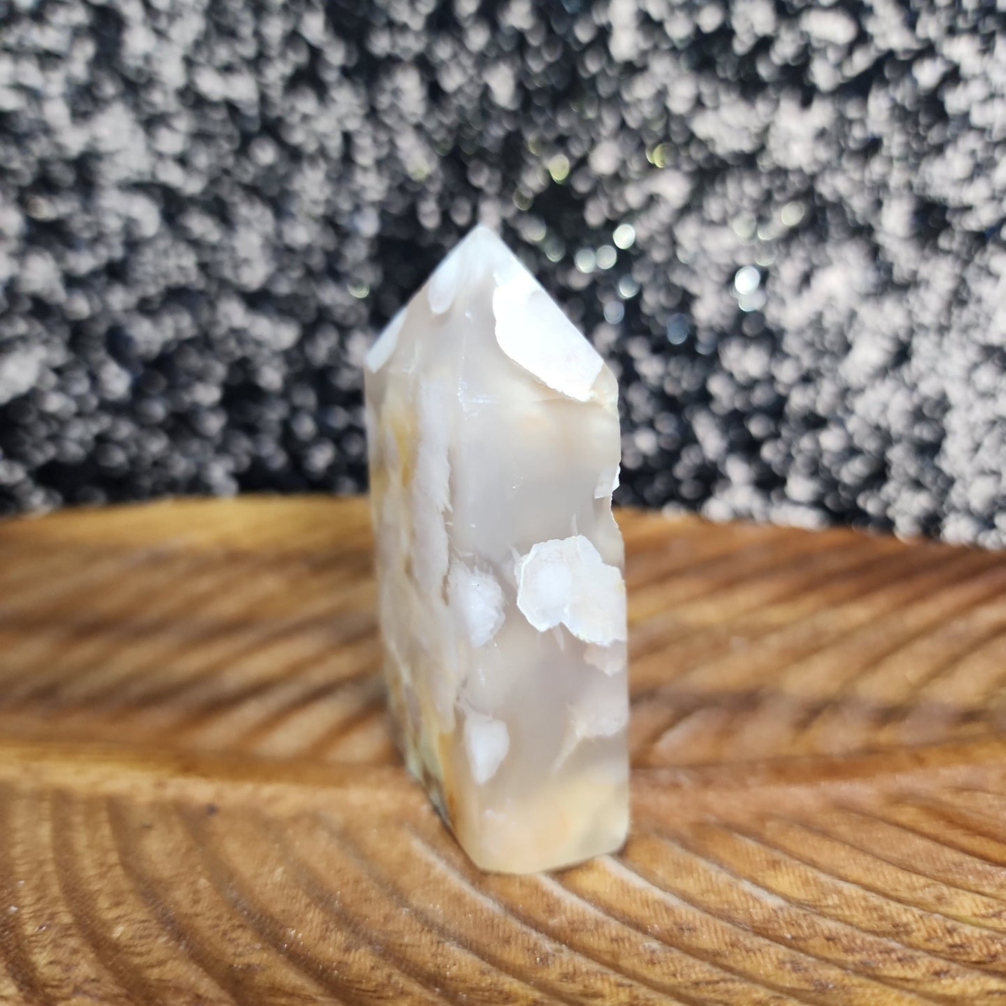 Flower Agate Tower - MagicBox Crystals