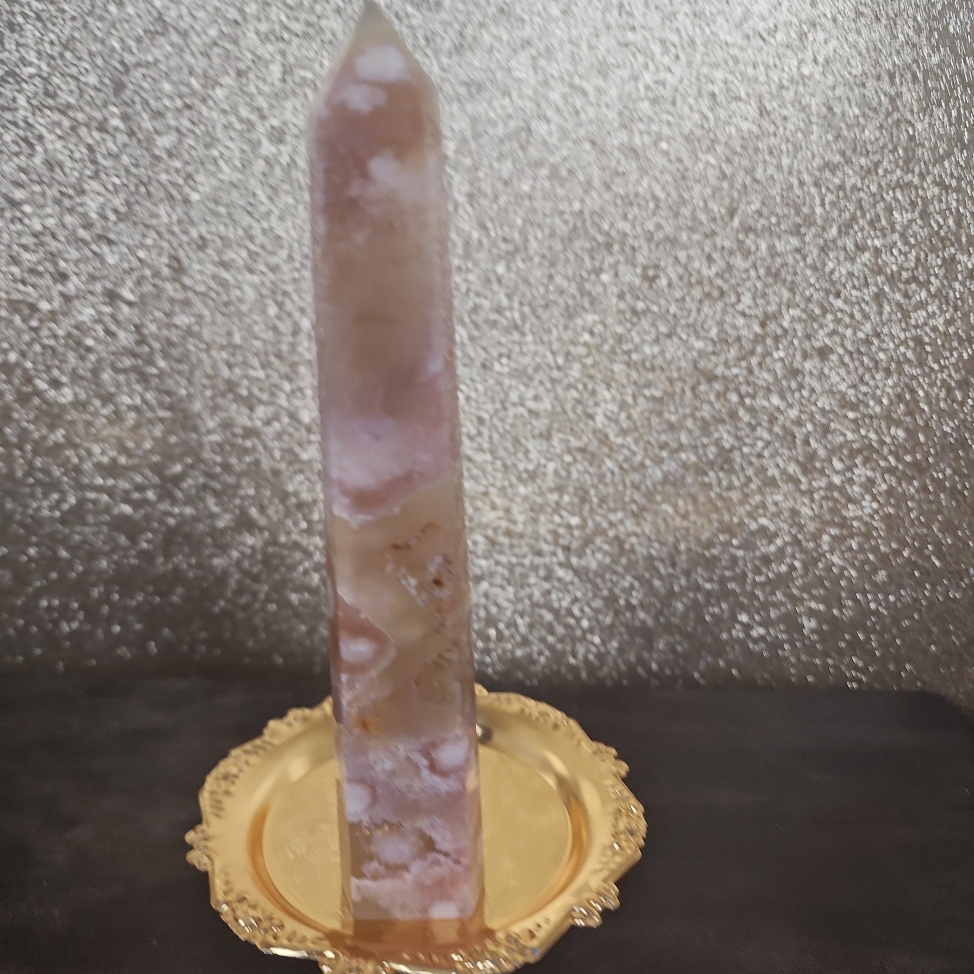 Flower Agate Tower - MagicBox Crystals