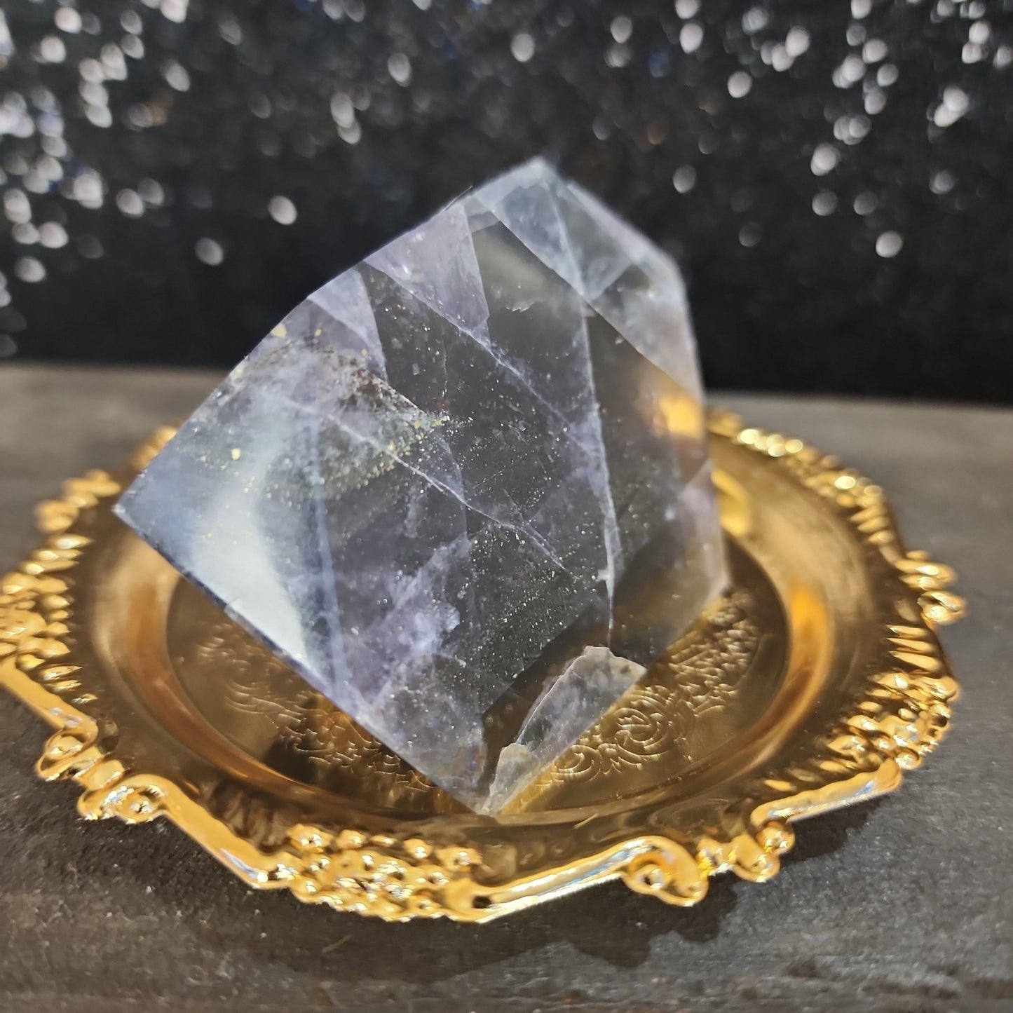 Fluorite with Pyrite Freeform