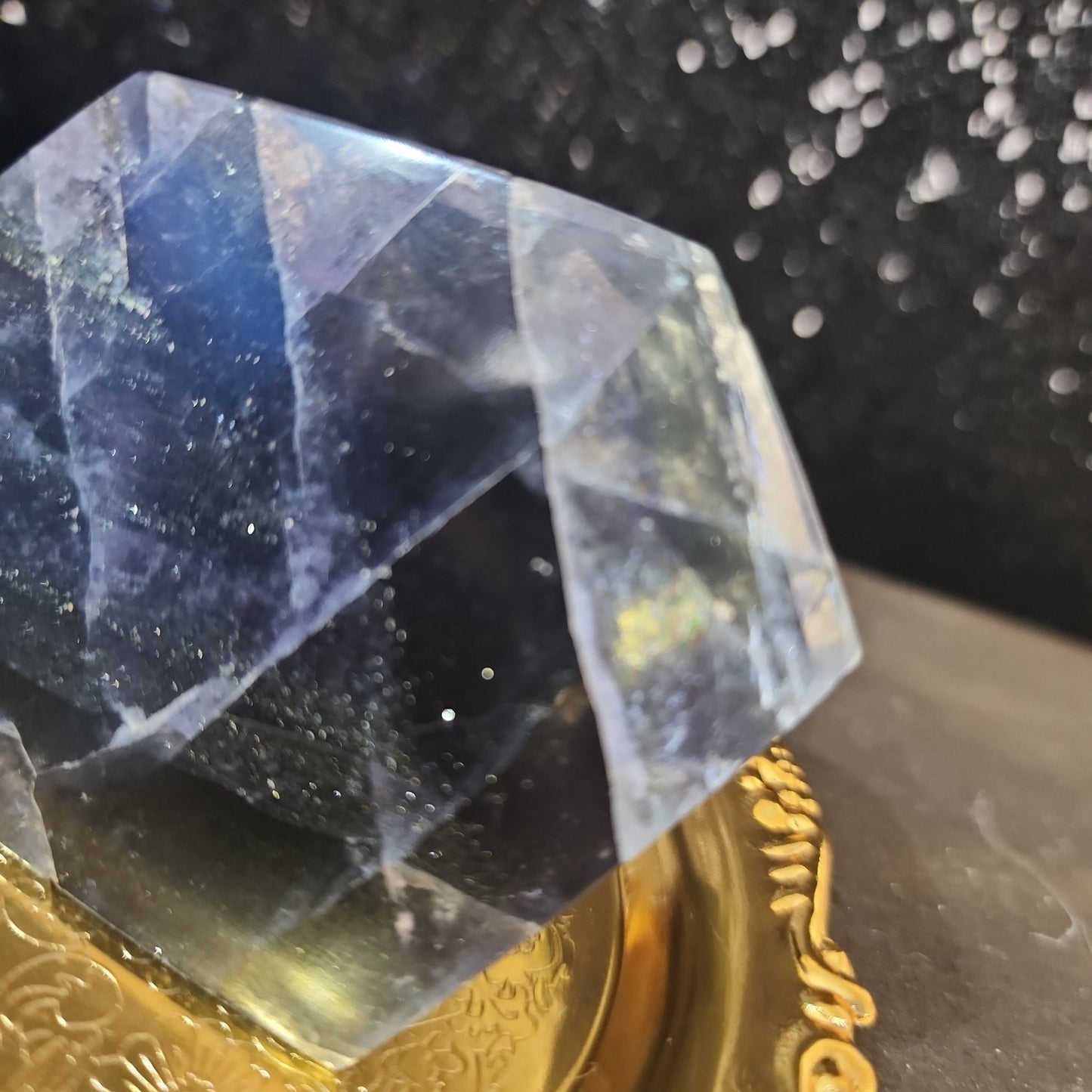 Fluorite with Pyrite Freeform