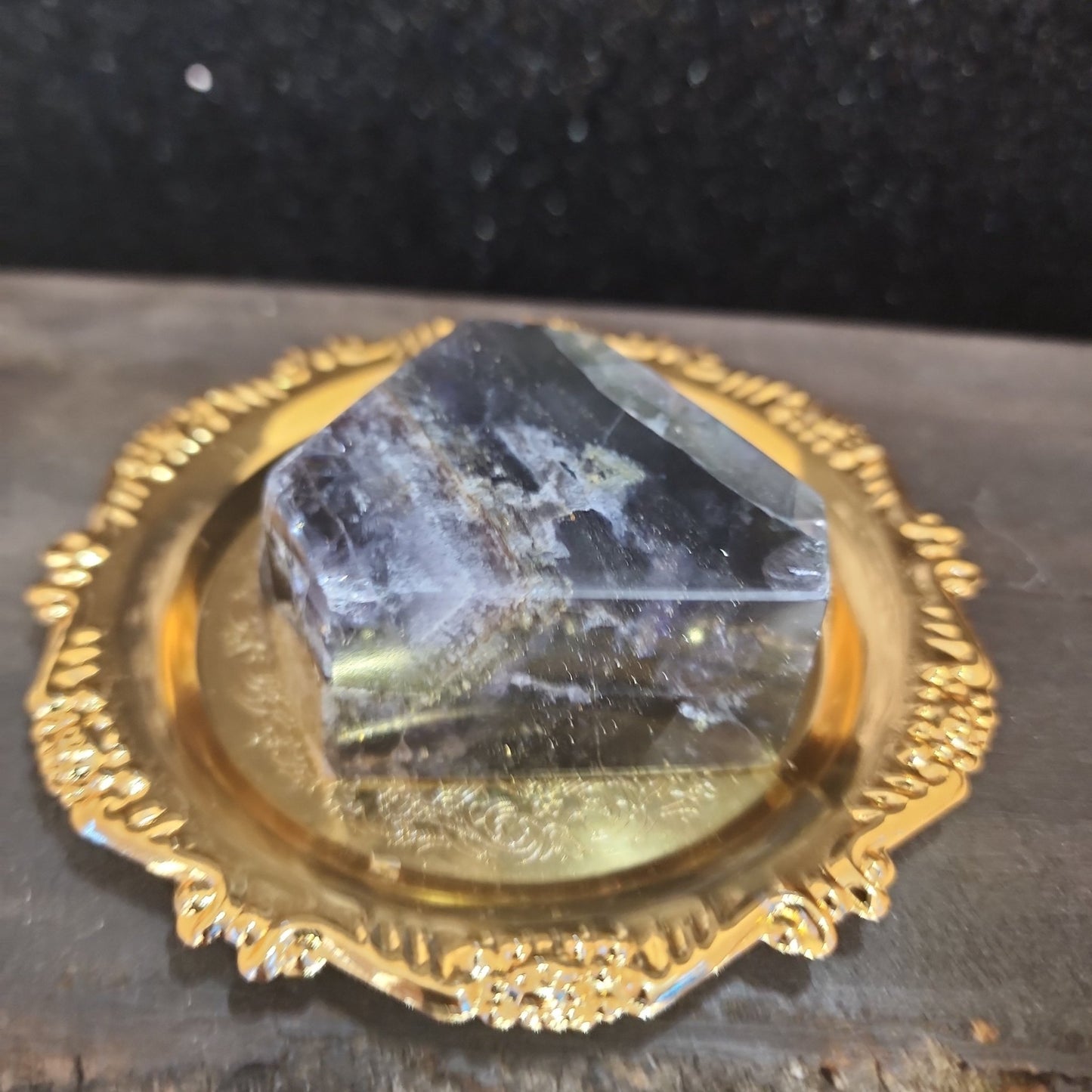 Fluorite with Pyrite Freeform