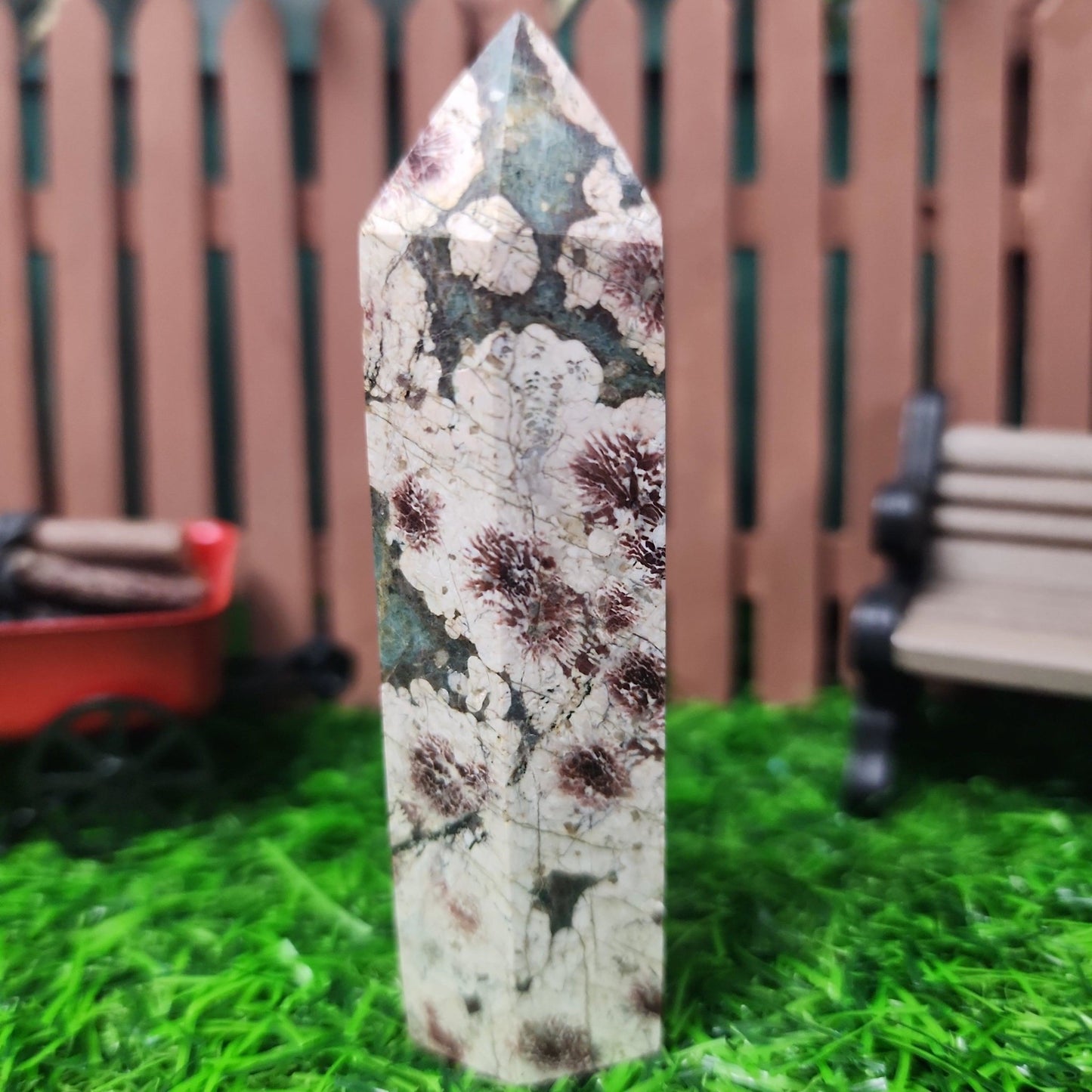 Fossilized Coral Tower - MagicBox Crystals