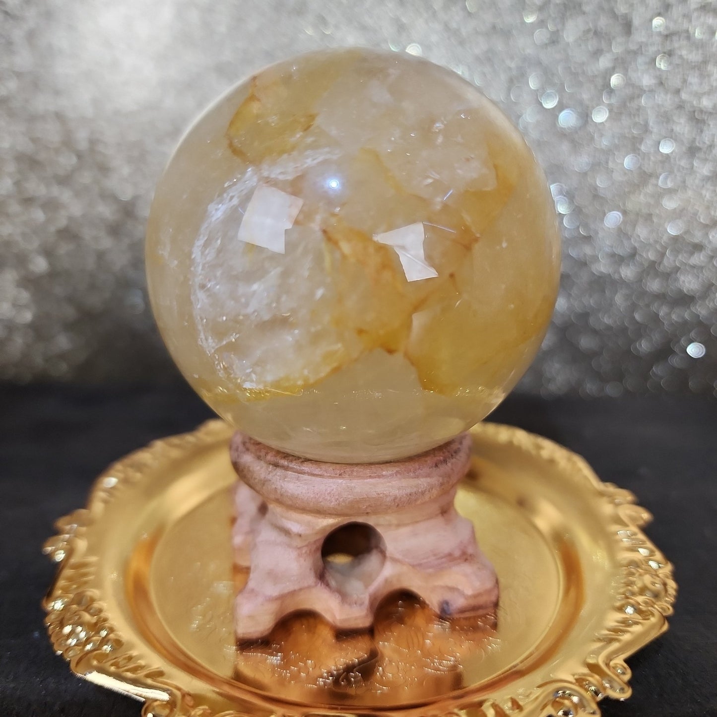 Golden Healer Sphere - MagicBox Crystals