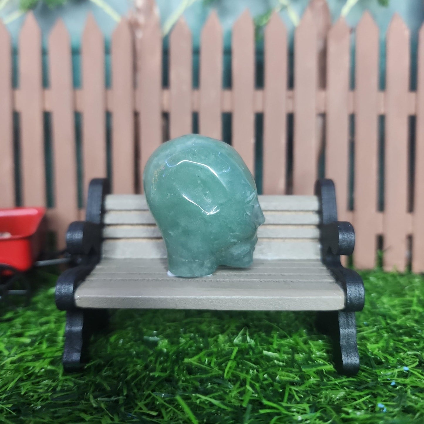 Green Aventurine Alien Head - MagicBox Crystals