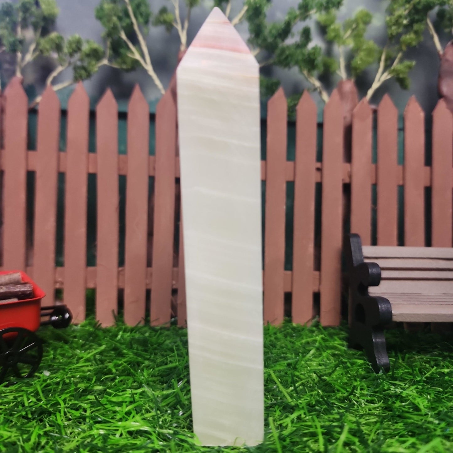 Green Onyx Tower - MagicBox Crystals