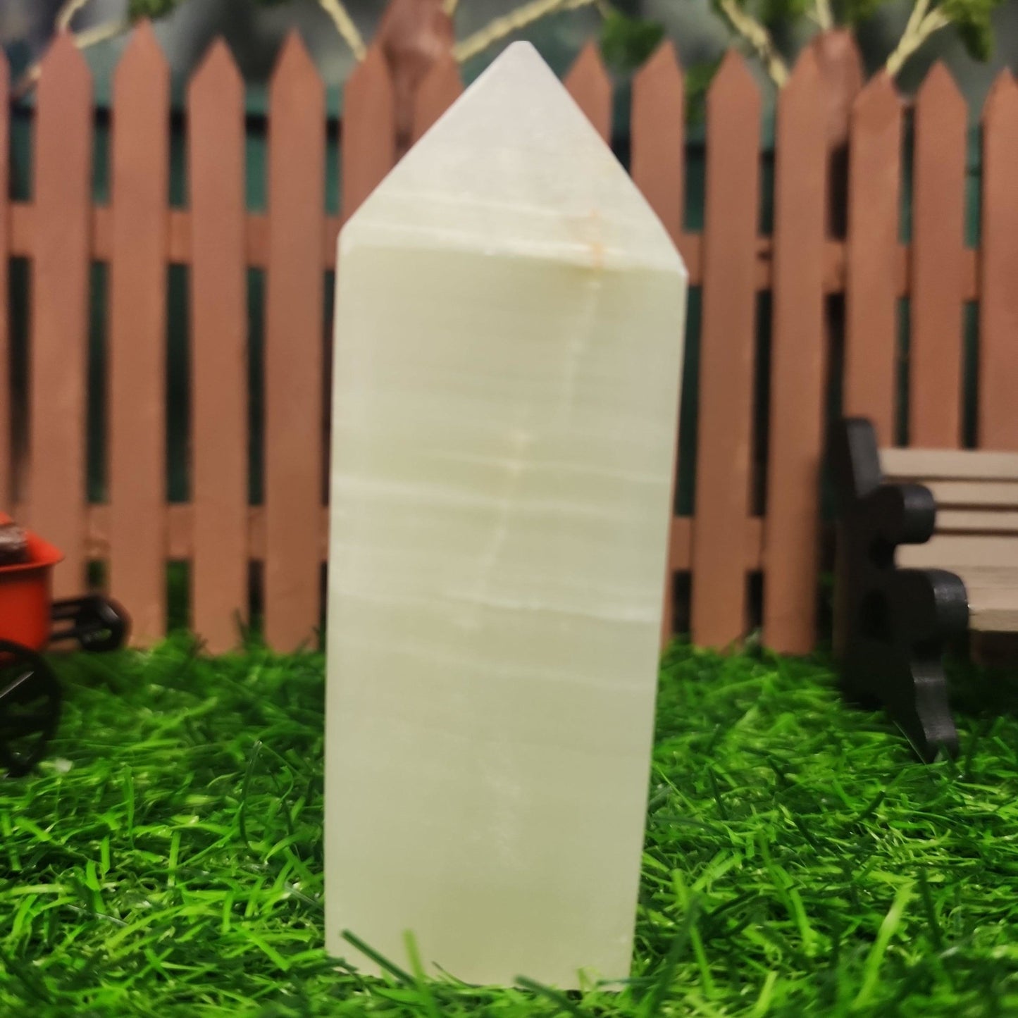 Green Onyx Tower - MagicBox Crystals