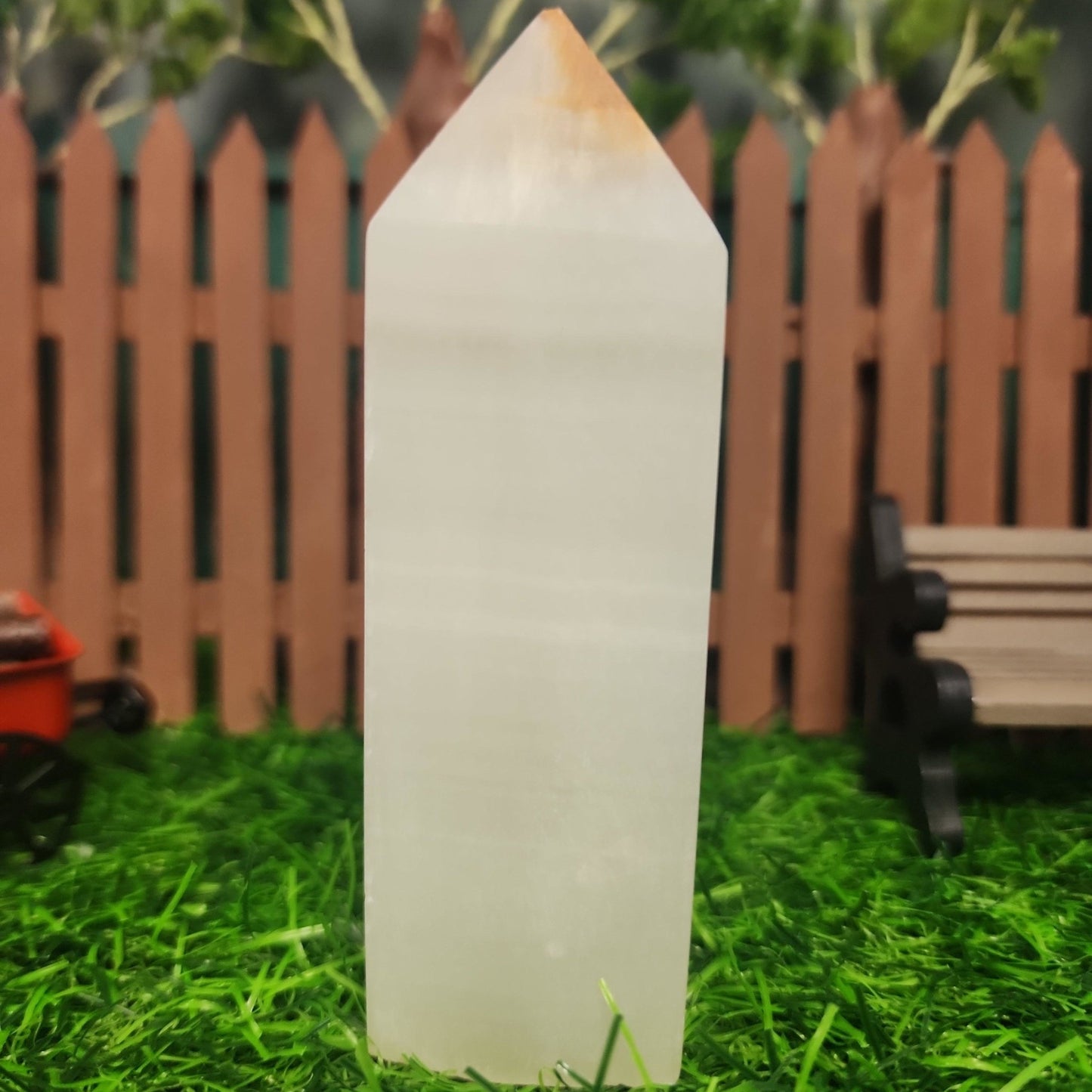 Green Onyx Tower - MagicBox Crystals