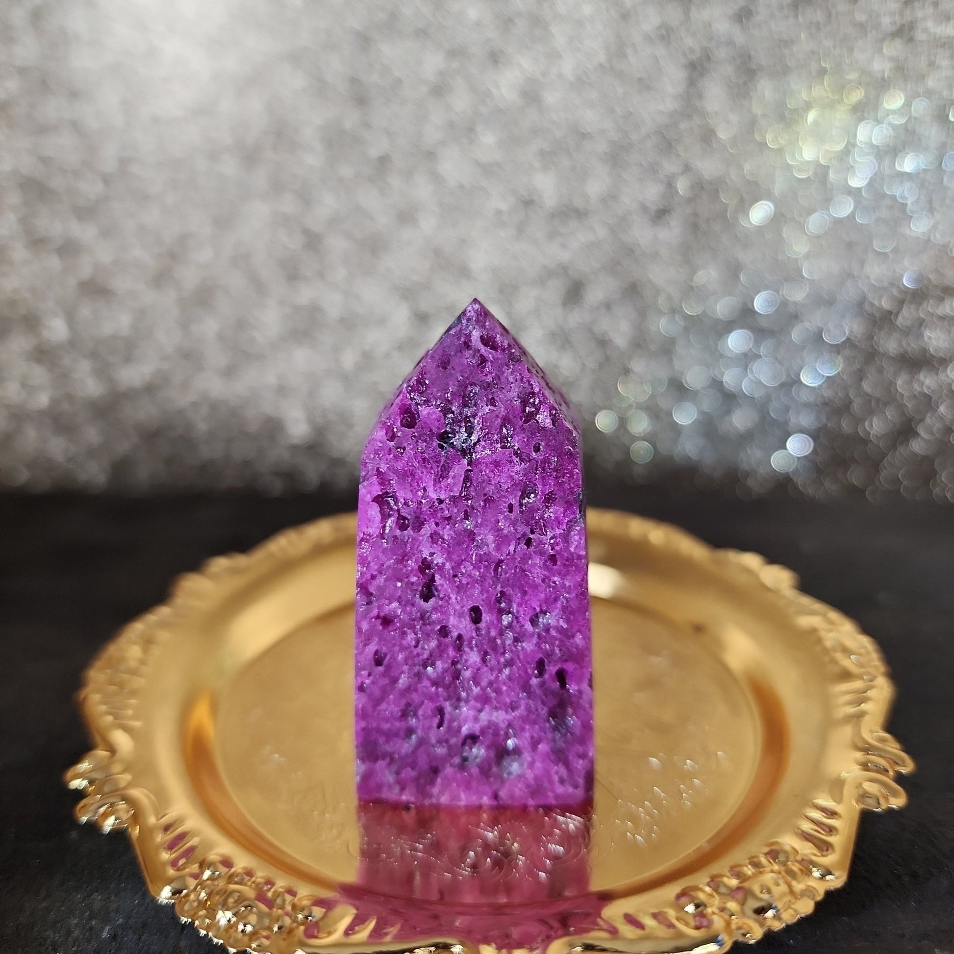 Honeycomb Ruby Tower - MagicBox Crystals