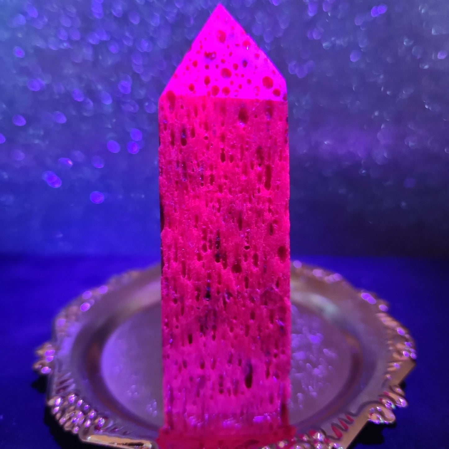Honeycomb Ruby Tower - MagicBox Crystals