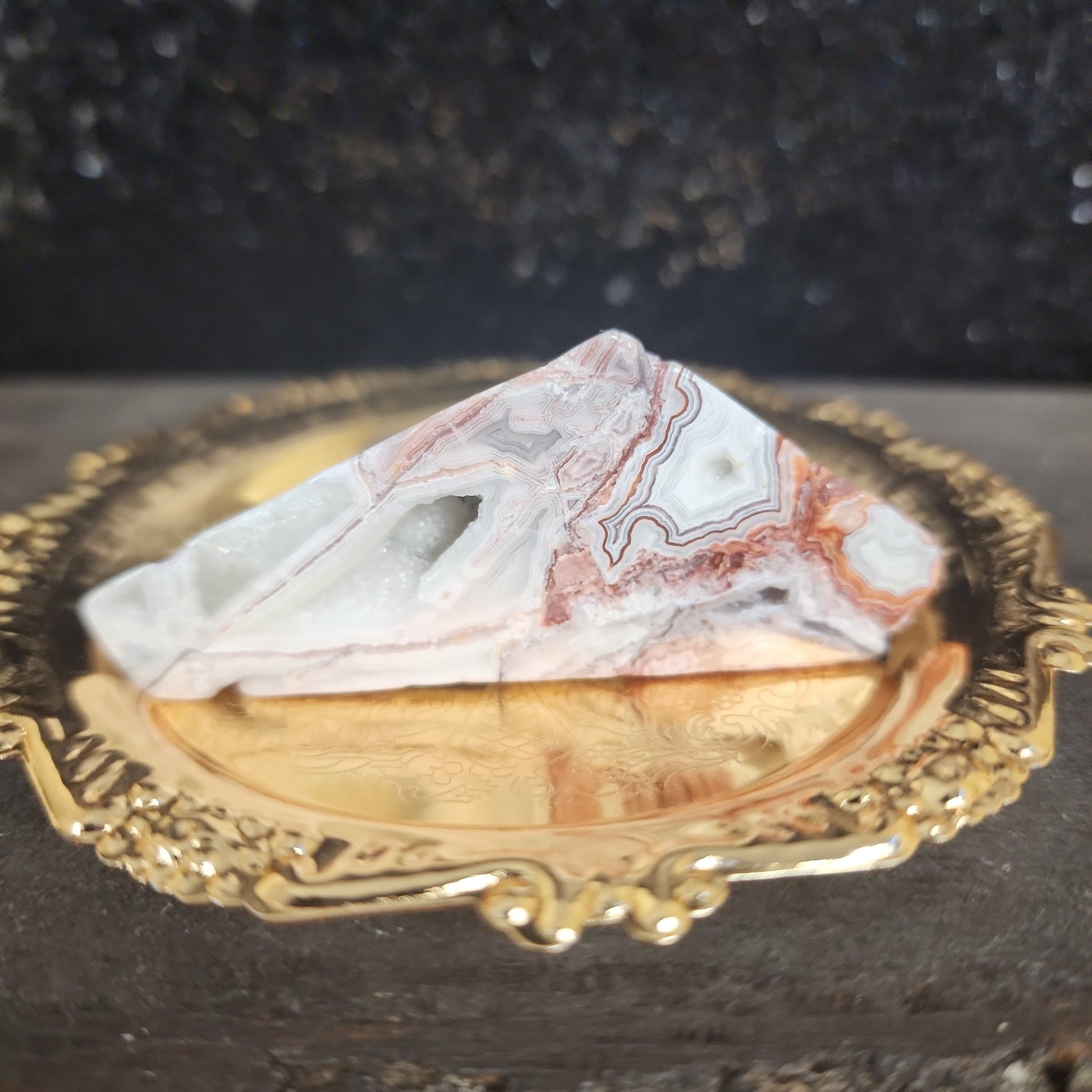 Mexican Lace Agate Freeform - MagicBox Crystals