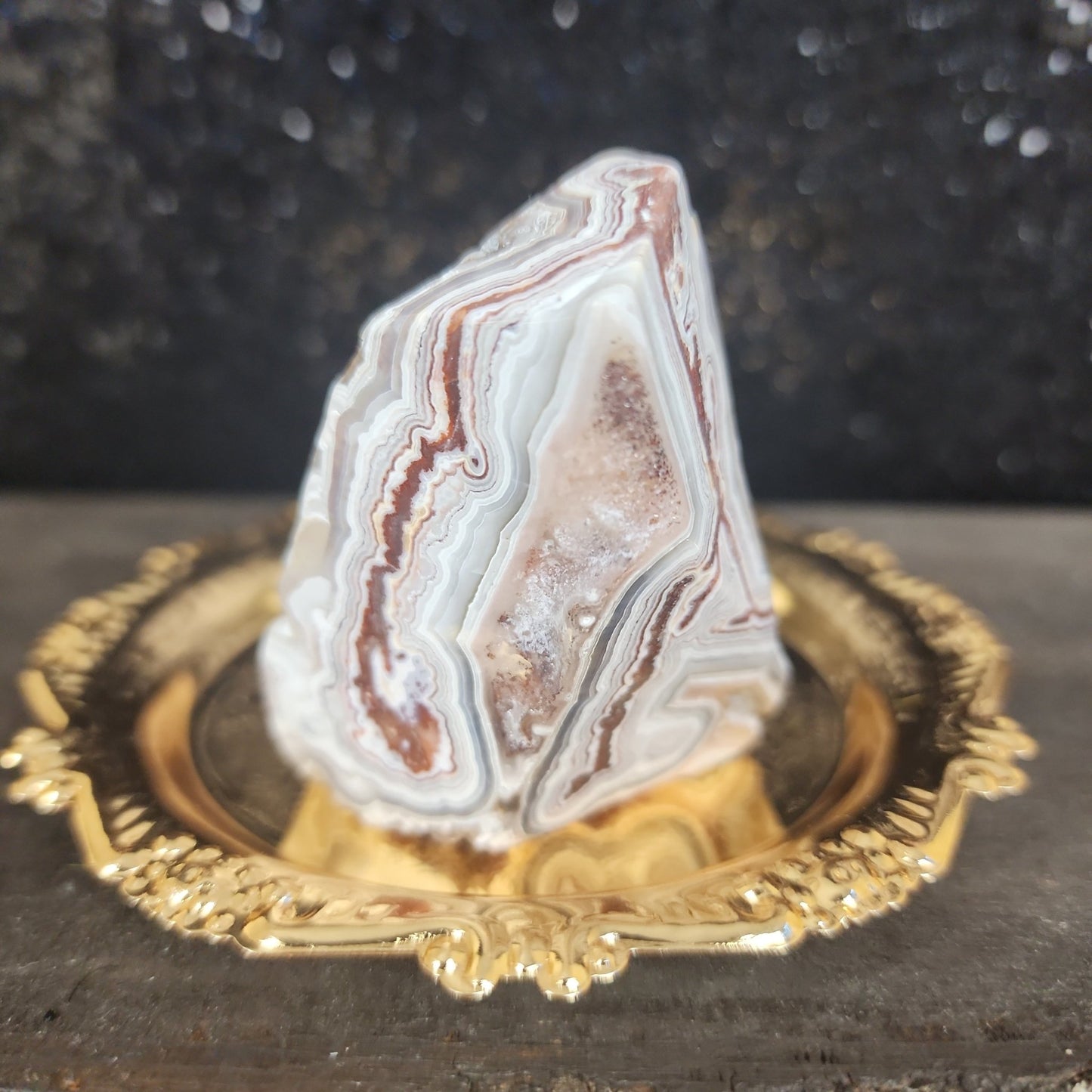 Mexican Lace Agate Freeform - MagicBox Crystals