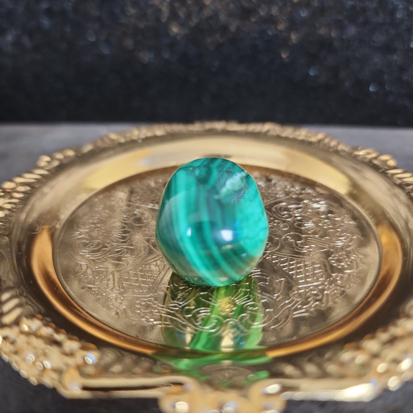 Mini Malachite Skull - MagicBox Crystals