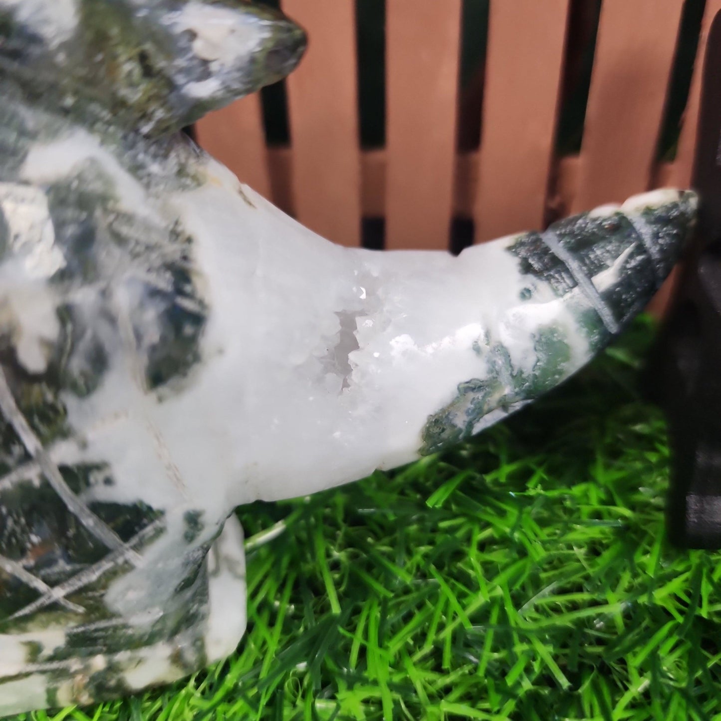 Moss Agate Dinosaur - MagicBox Crystals