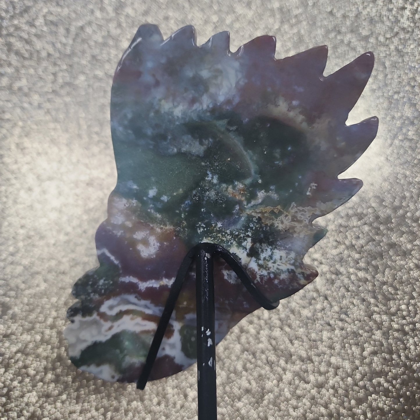 Ocean Jasper Indian Head - MagicBox Crystals