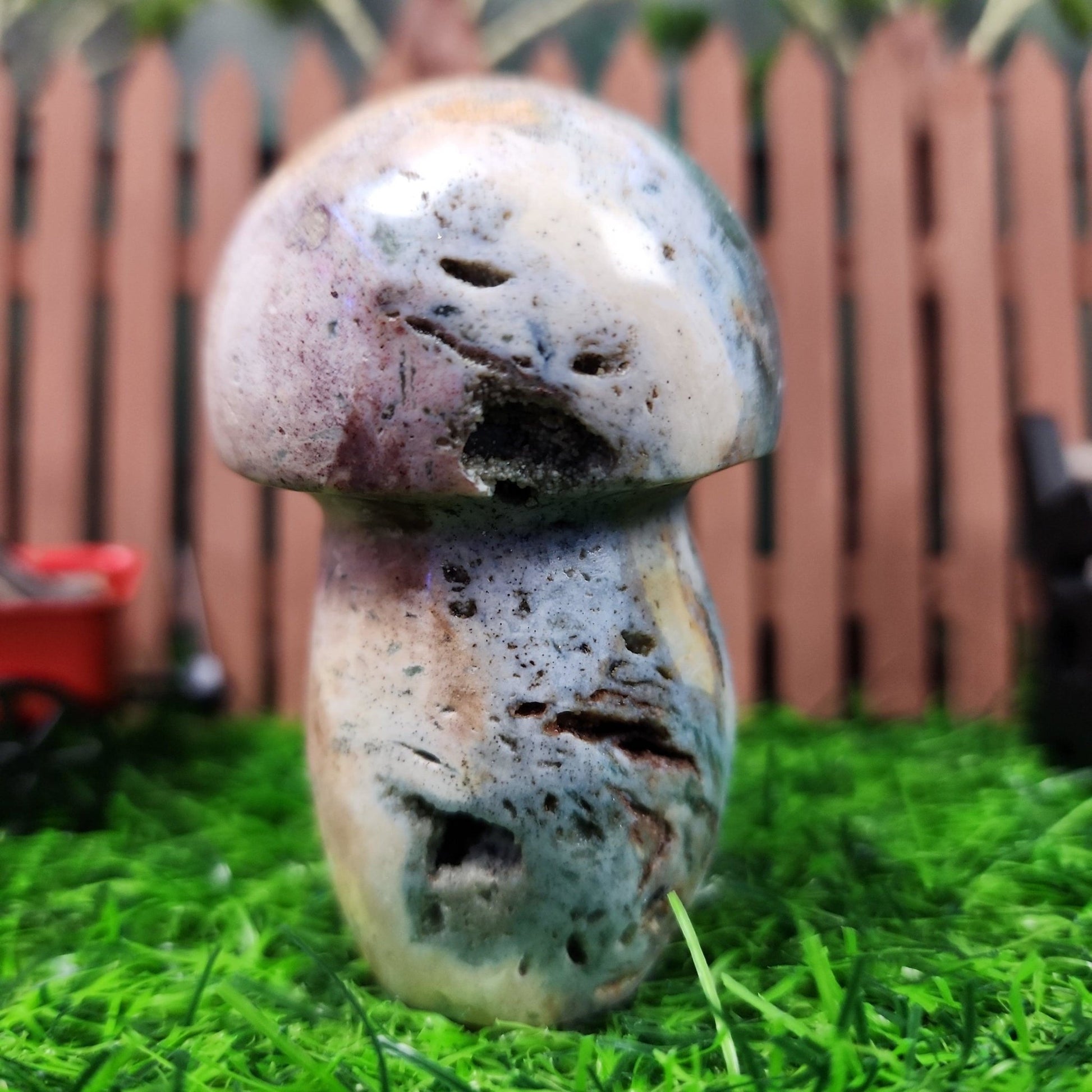 Ocean Jasper Mushroom - MagicBox Crystals