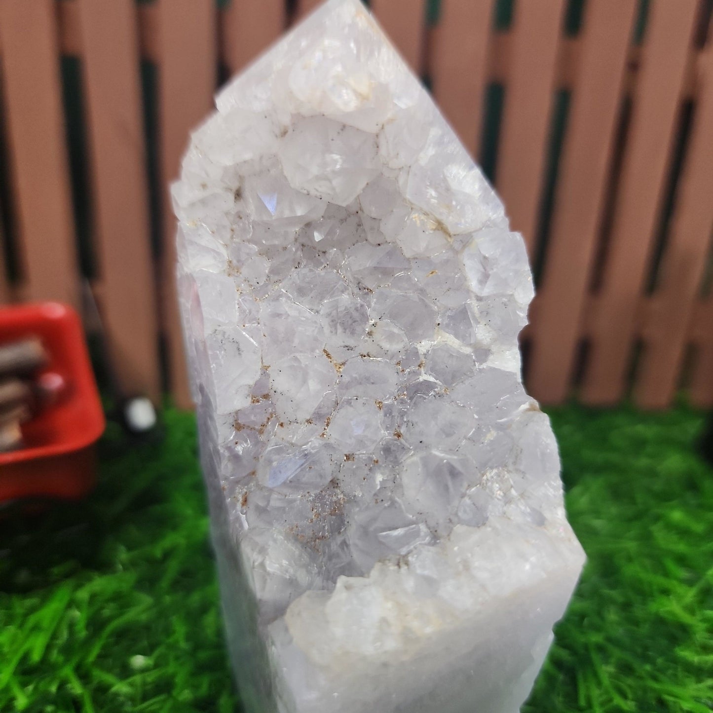 Pink Amethyst Agate Tower - MagicBox Crystals