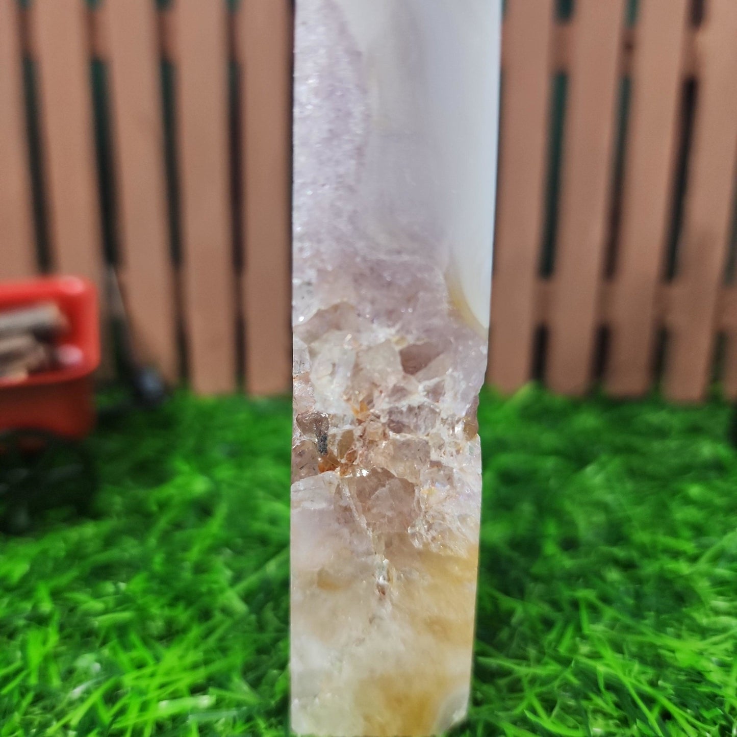 Pink Amethyst Agate Tower - MagicBox Crystals