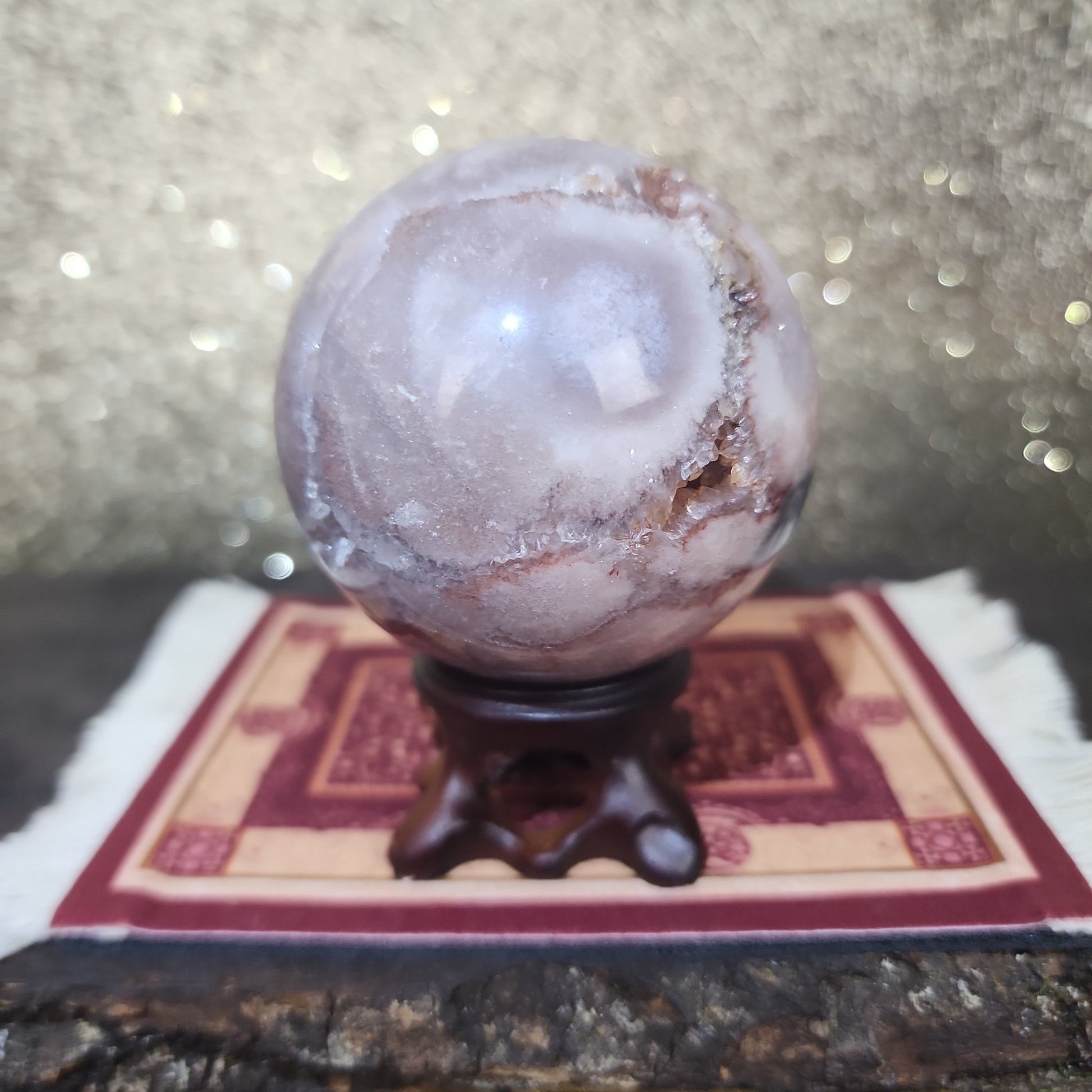 Pink Amethyst Sphere - MagicBox Crystals