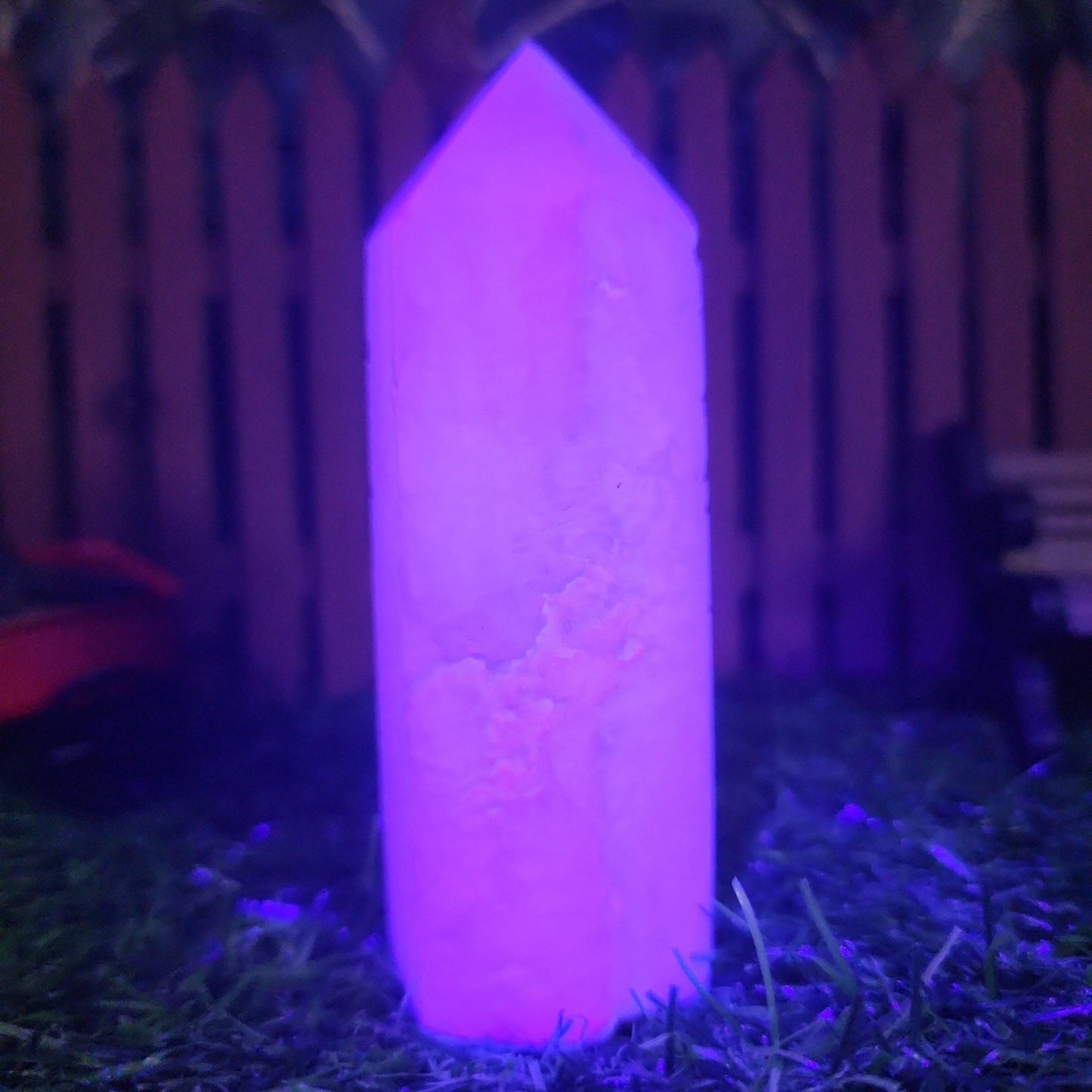 Pink Aragonite Tower - MagicBox Crystals