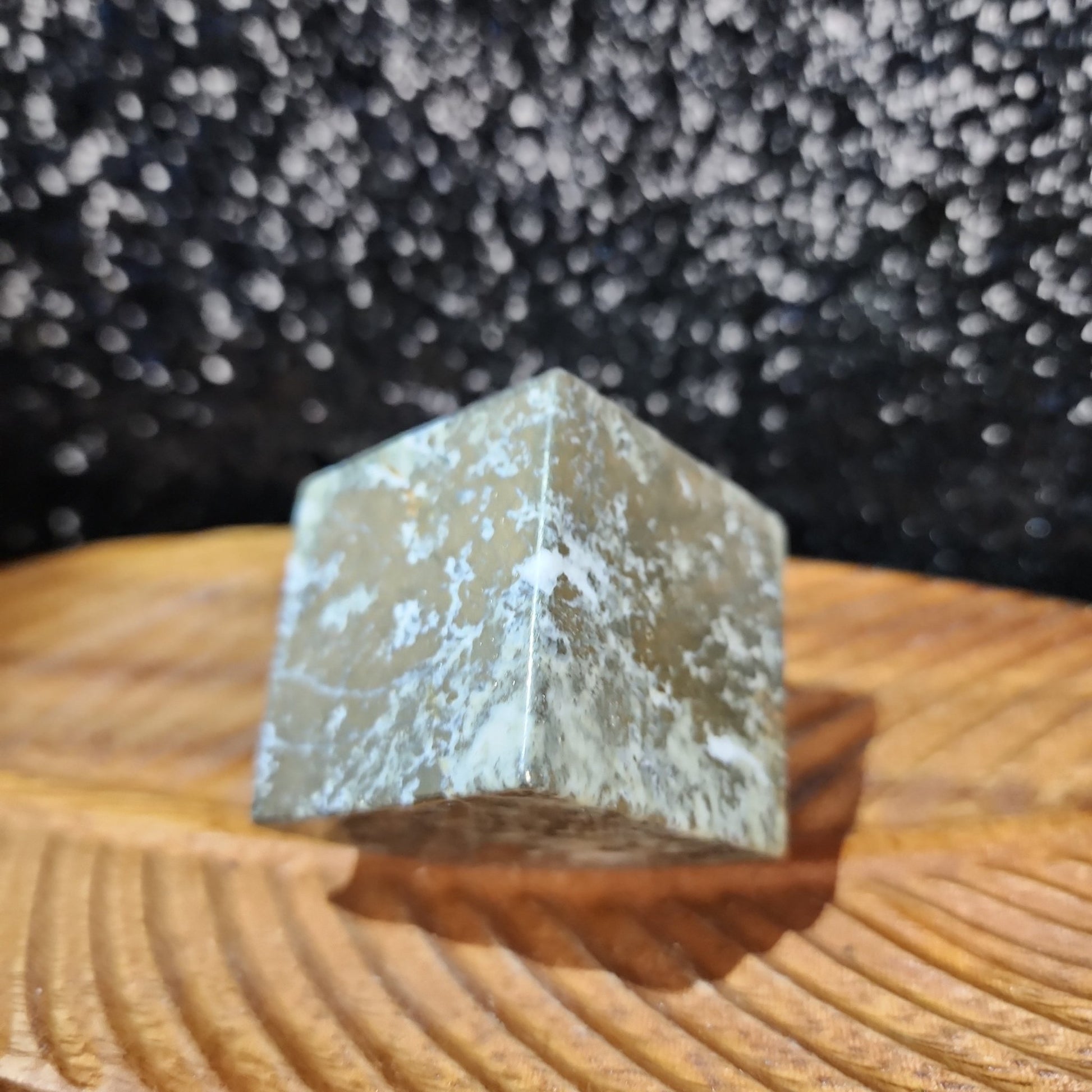 Pyrite Agate Cube - MagicBox Crystals