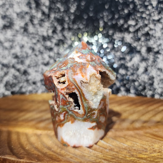 Red Moss Agate Cupcake Tower - MagicBox Crystals