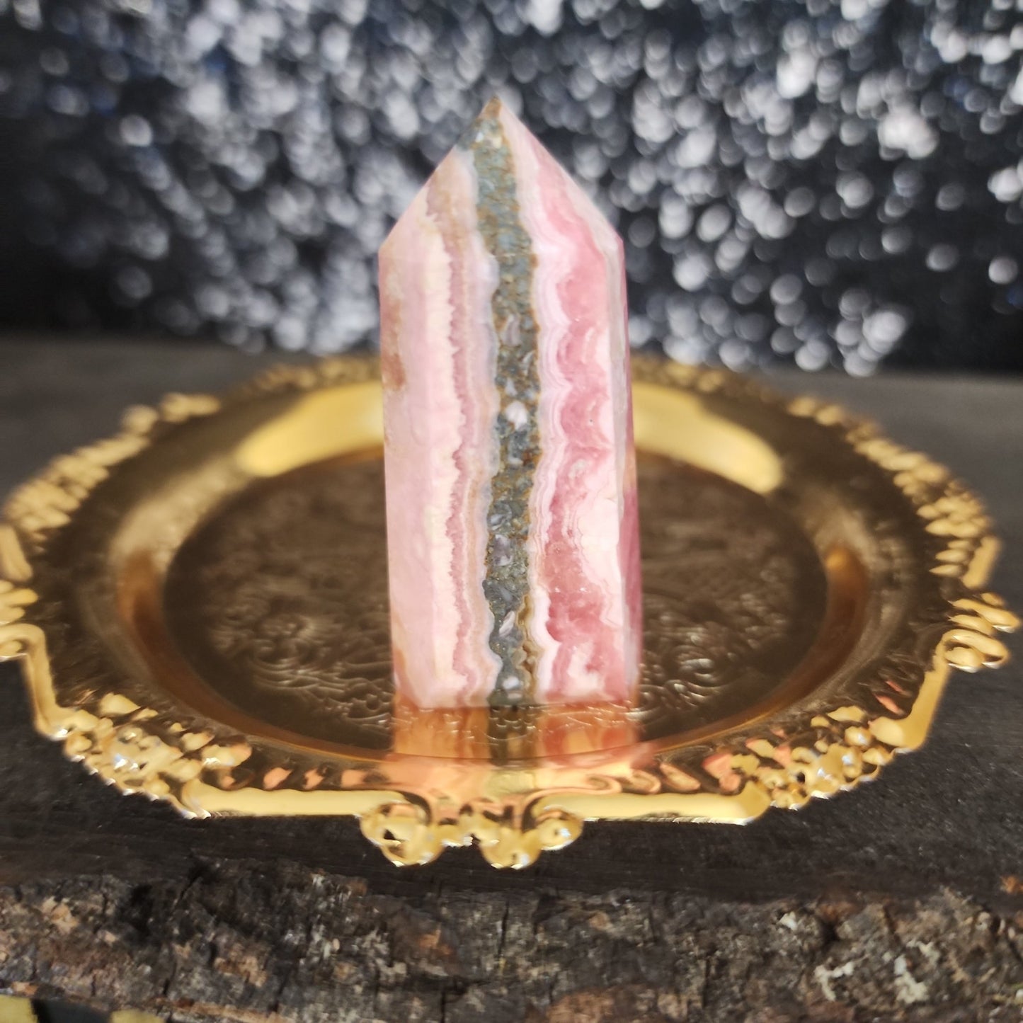 Rhodochrosite Tower - MagicBox Crystals