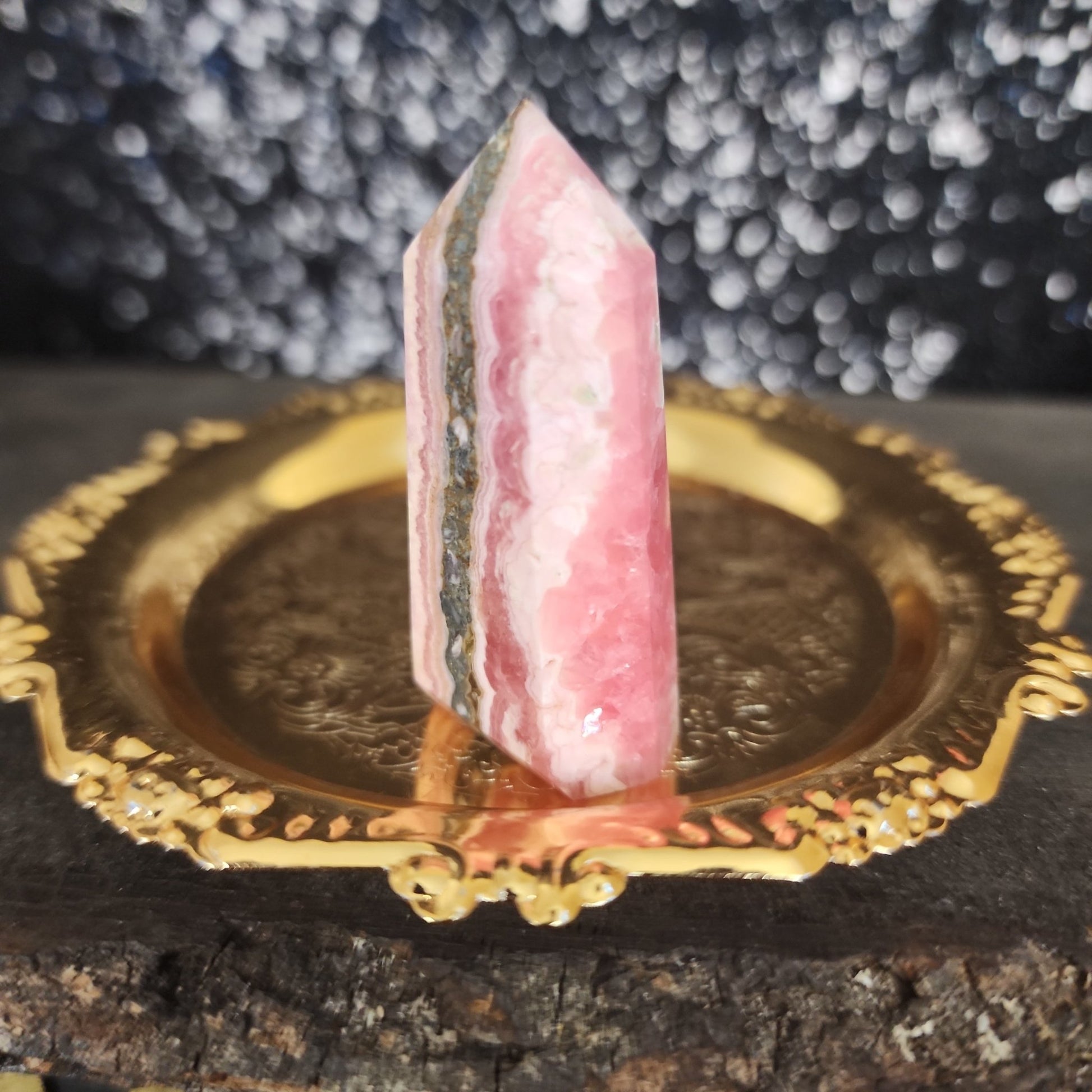 Rhodochrosite Tower - MagicBox Crystals