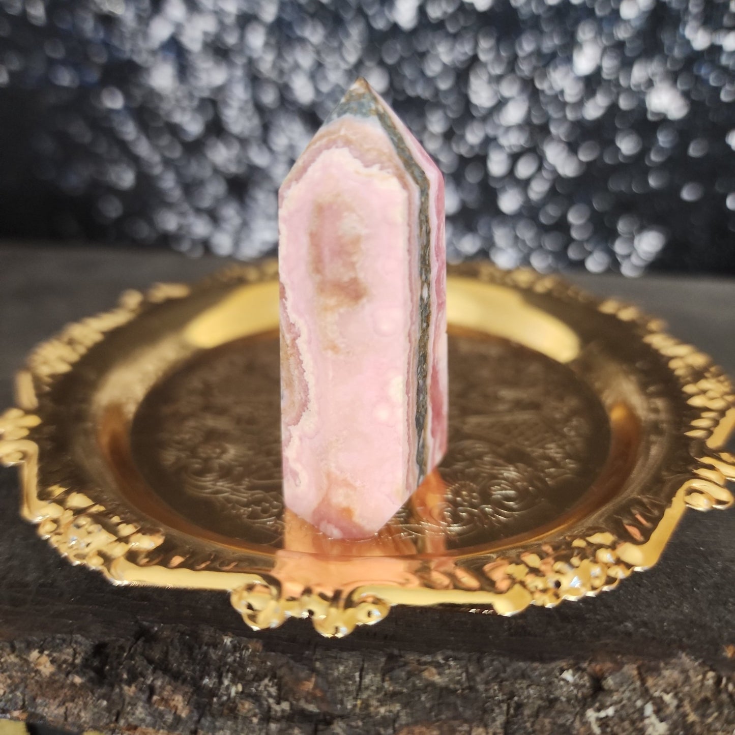 Rhodochrosite Tower - MagicBox Crystals