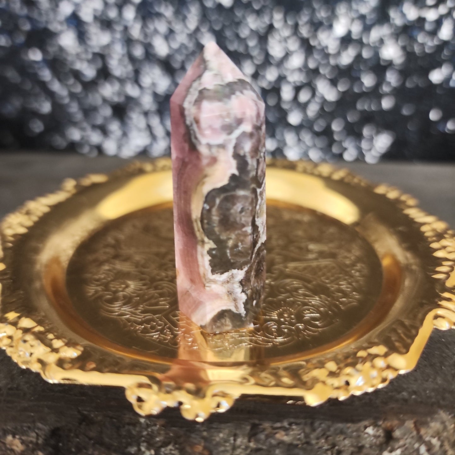 Rhodochrosite Tower - MagicBox Crystals
