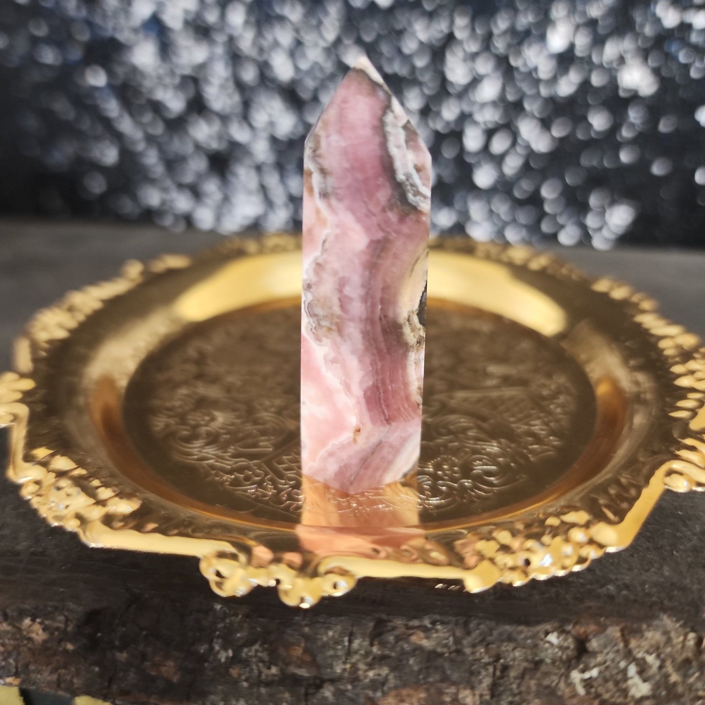 Rhodochrosite Tower - MagicBox Crystals