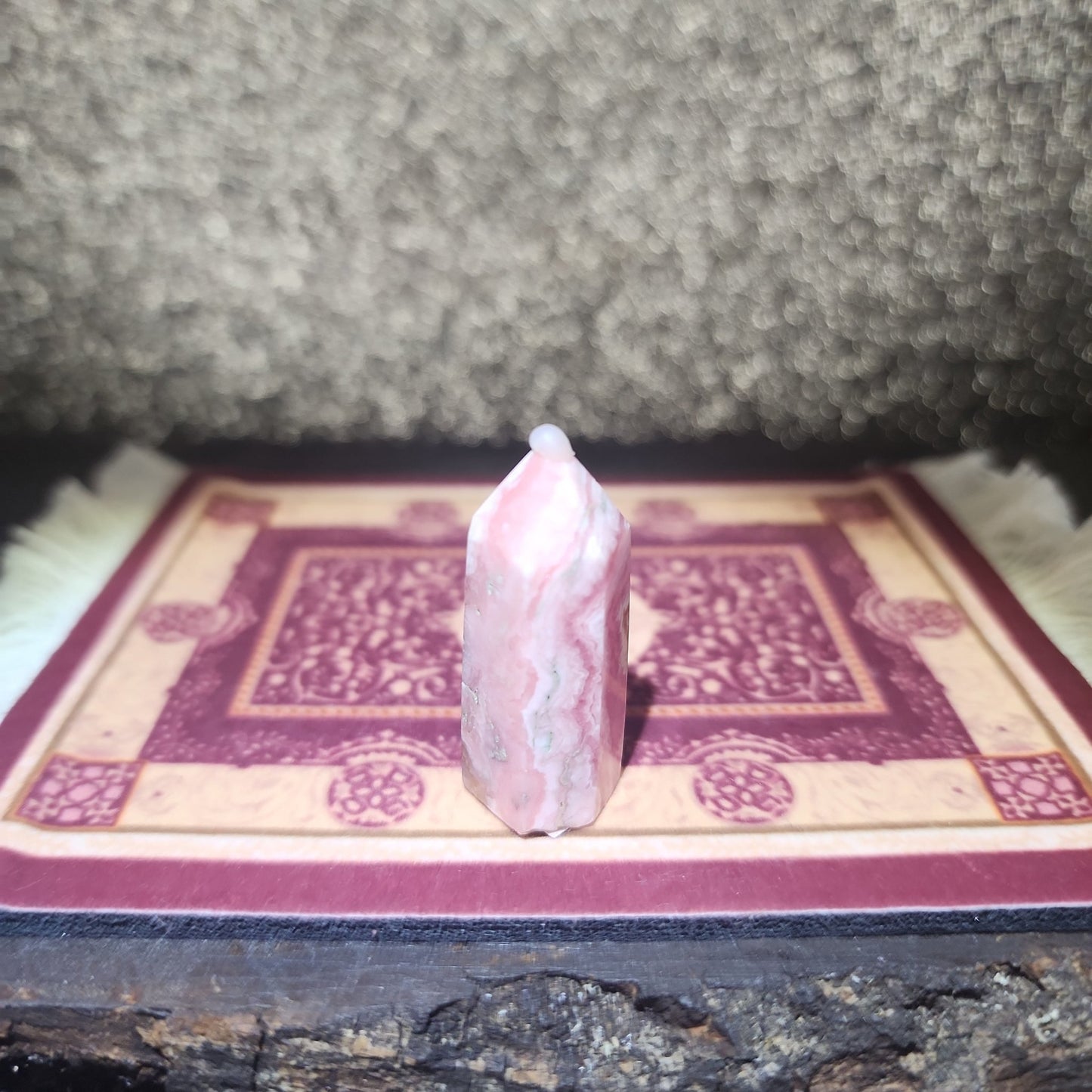 Rhodochrosite Tower - MagicBox Crystals