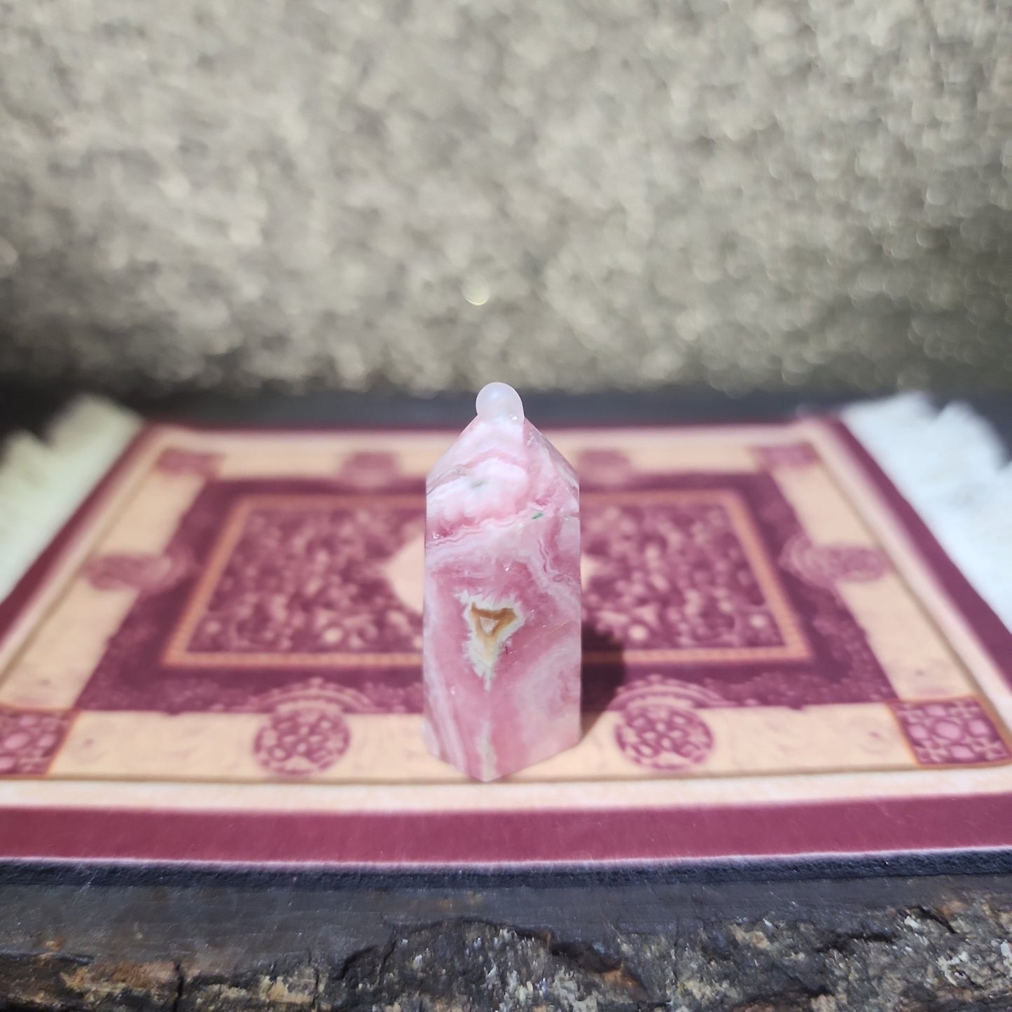 Rhodochrosite Tower - MagicBox Crystals