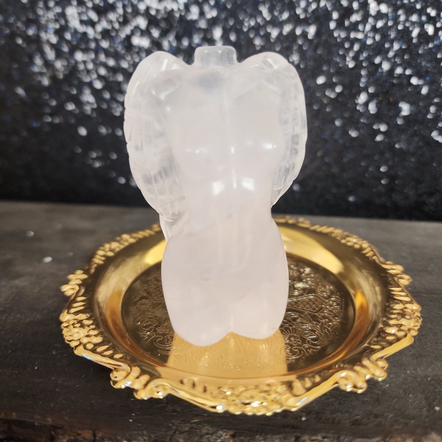 Rose Quartz Angel Woman Body - MagicBox Crystals