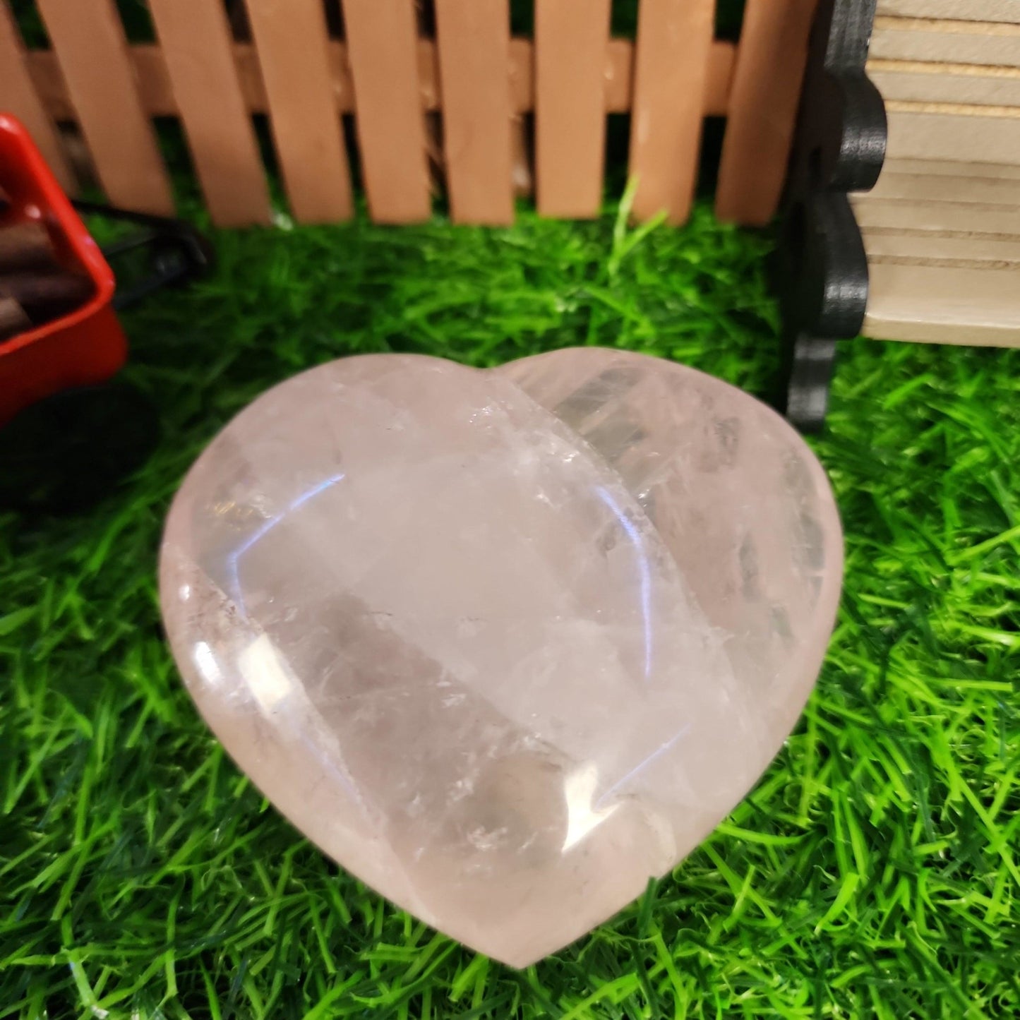 Rose Quartz Heart - MagicBox Crystals