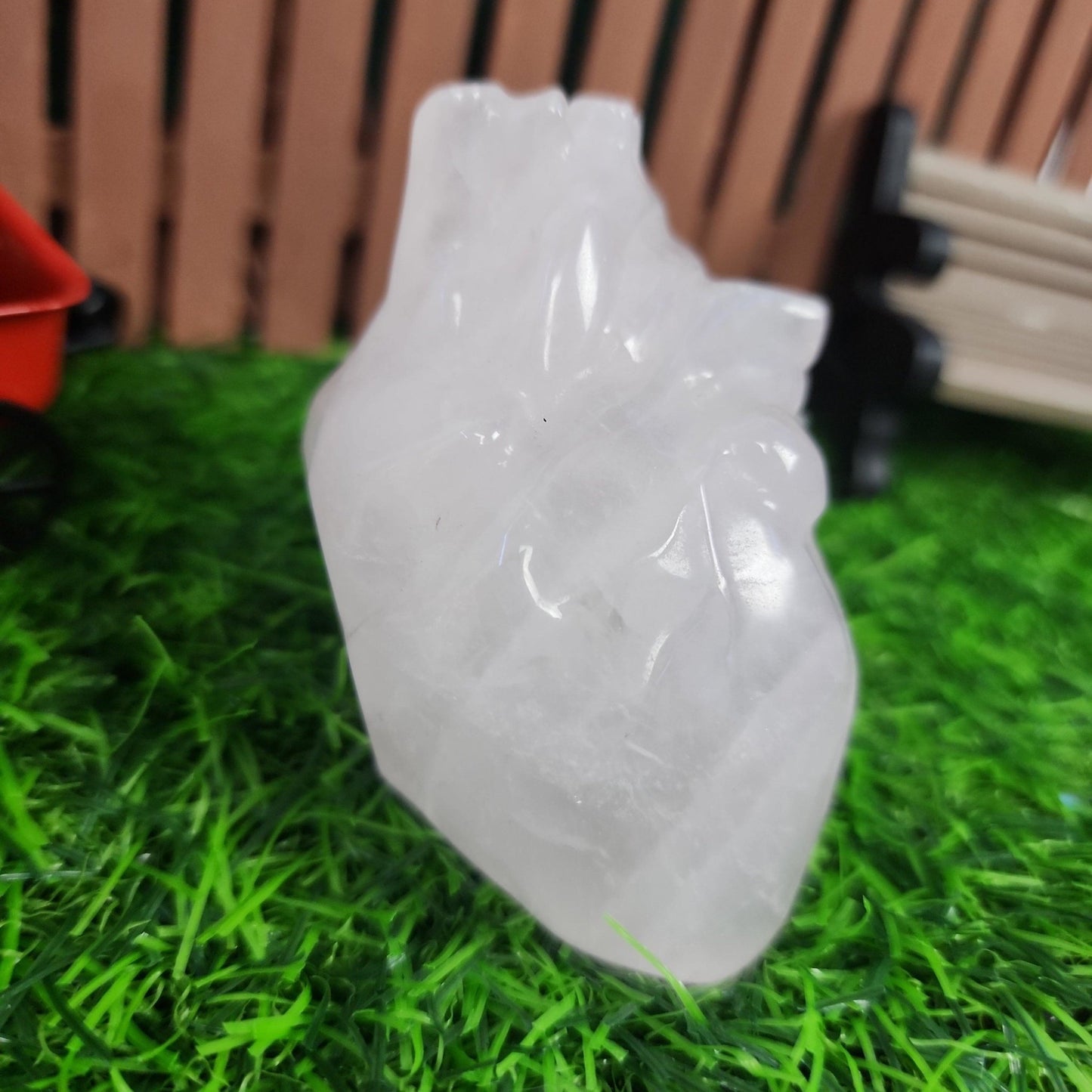 Rose Quartz Human Heart - MagicBox Crystals