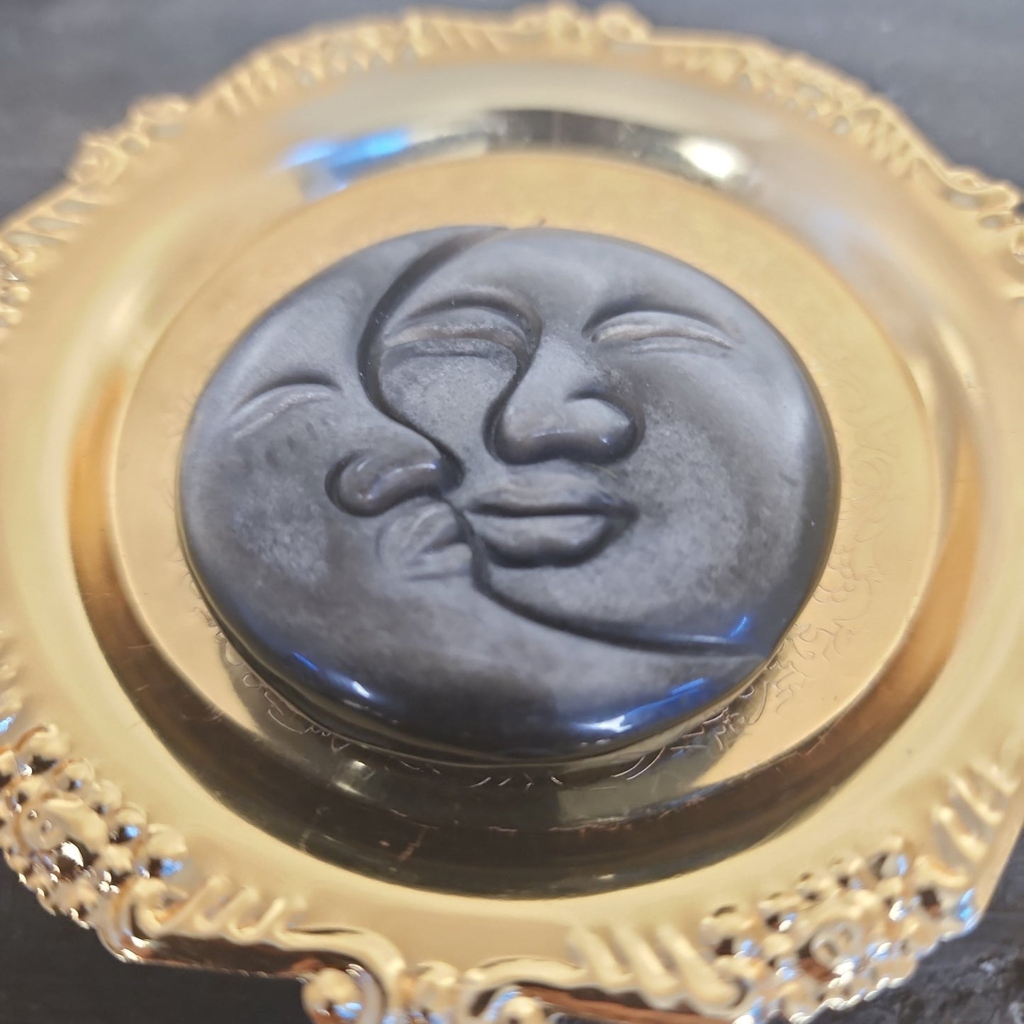 Silver Obsidian Moon - MagicBox Crystals