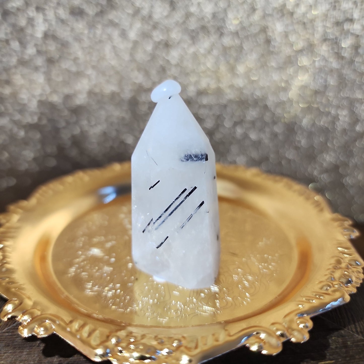 Tourmaline Quartz Tower - MagicBox Crystals