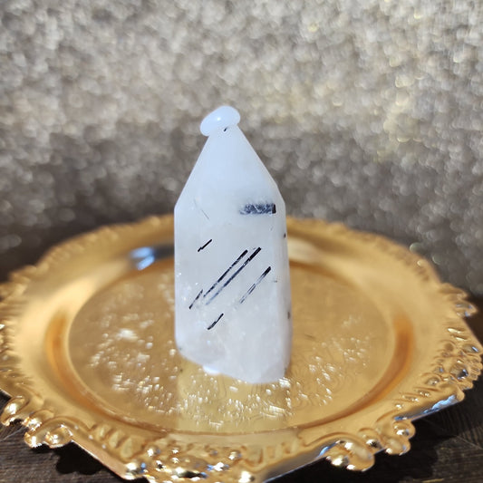 Tourmaline Quartz Tower - MagicBox Crystals