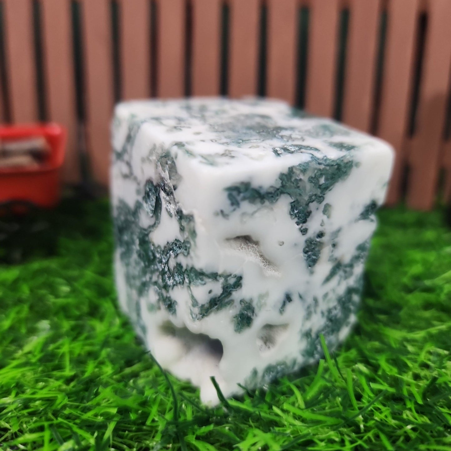Tree Agate Cube - MagicBox Crystals