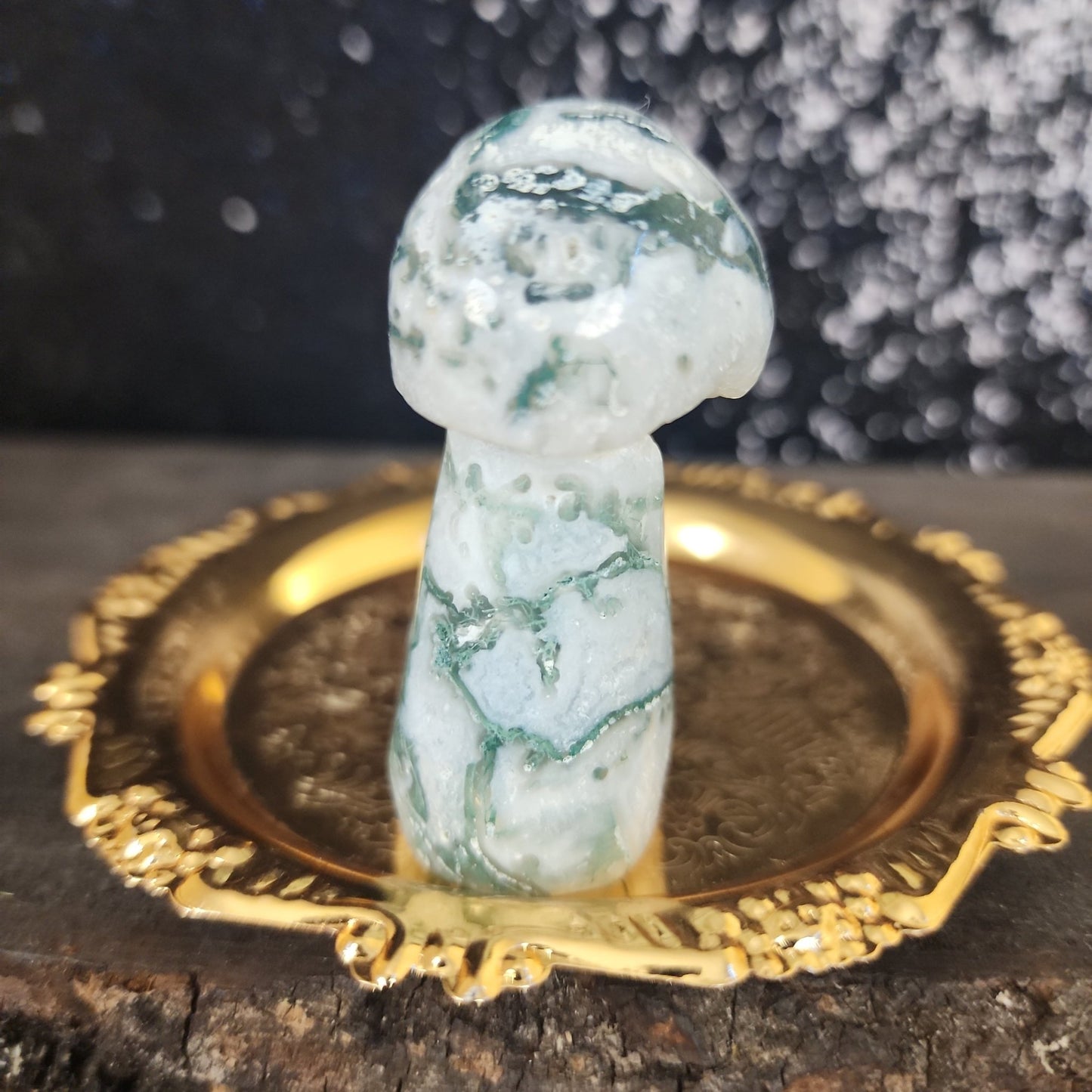Tree Agate Mushroom - MagicBox Crystals