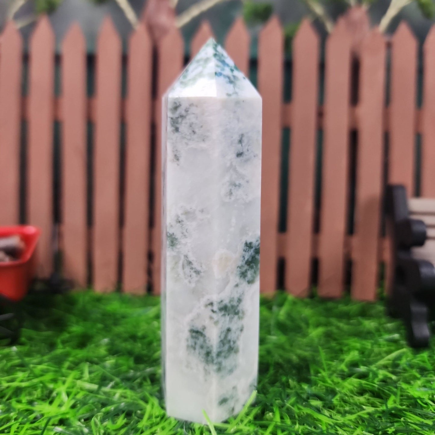 Tree Agate Tower - MagicBox Crystals