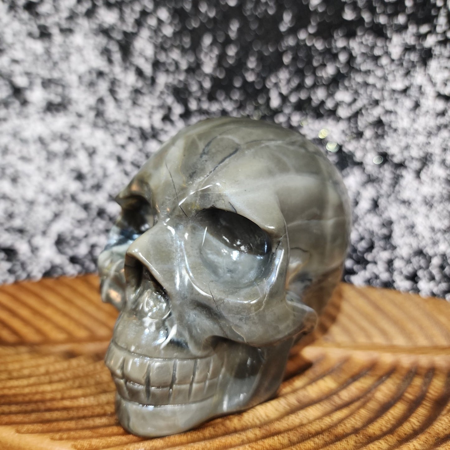 Volcanic Agate Skull - MagicBox Crystals