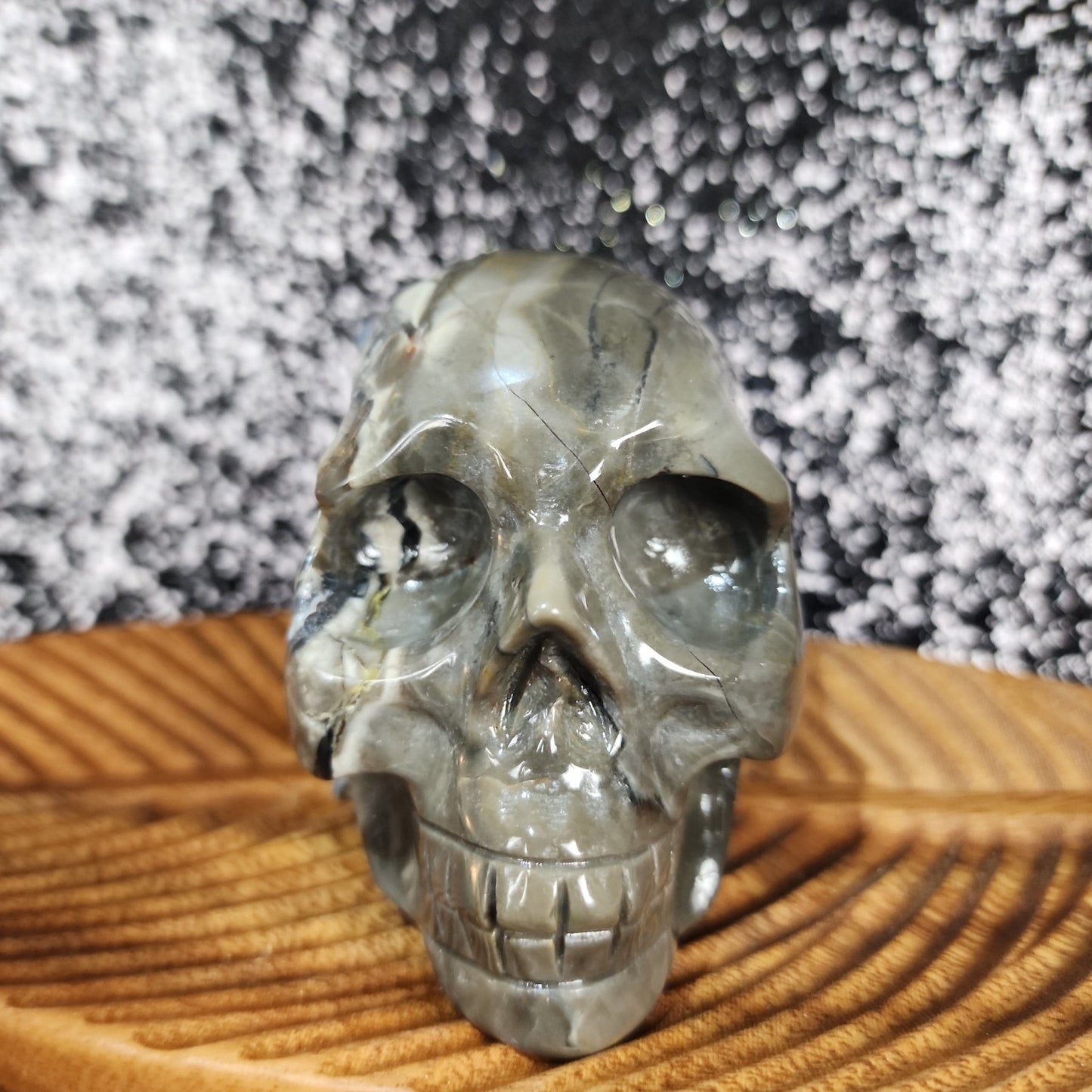 Volcanic Agate Skull - MagicBox Crystals