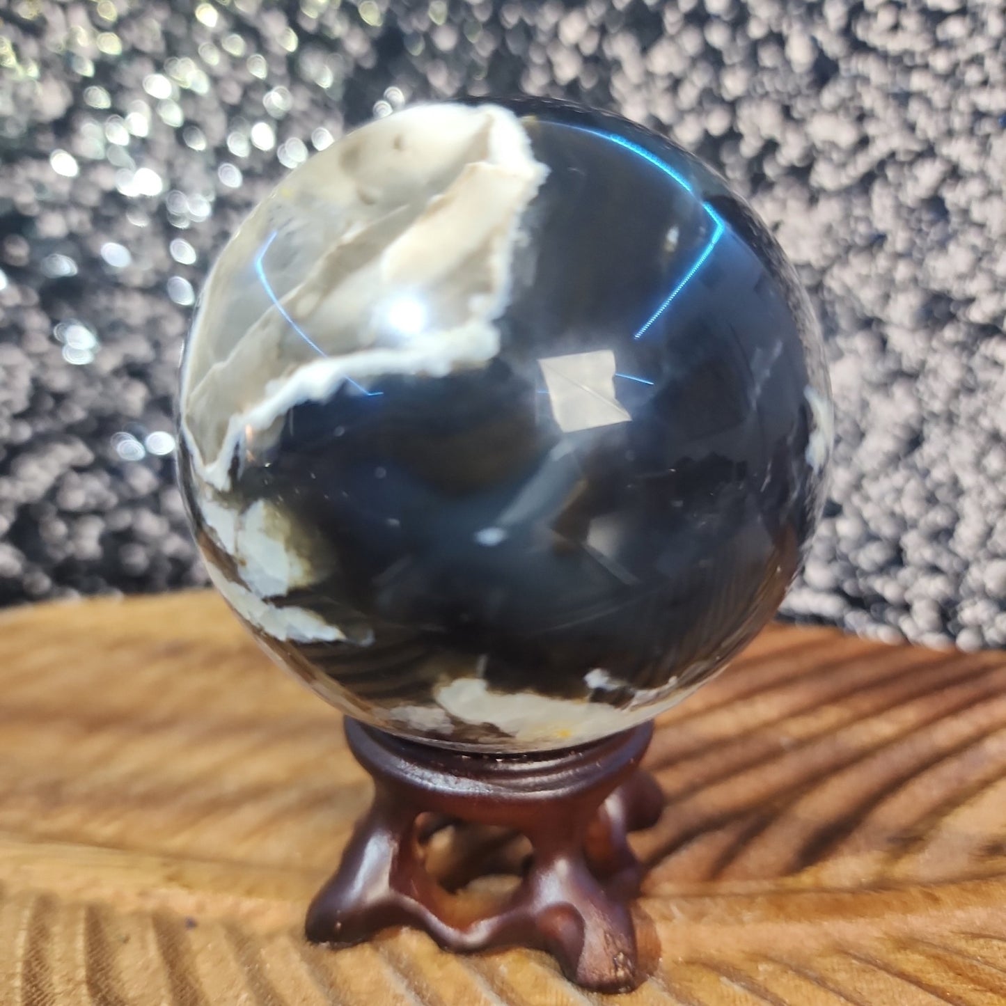 Volcanic Agate Sphere - MagicBox Crystals