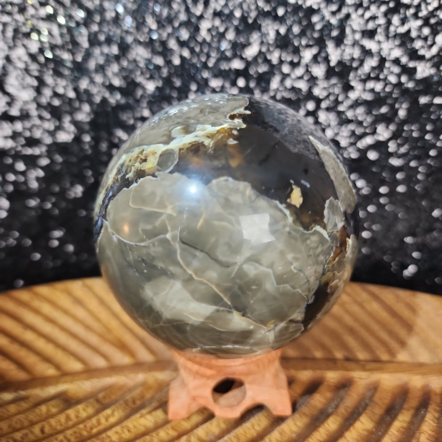 Volcanic Agate Sphere - MagicBox Crystals