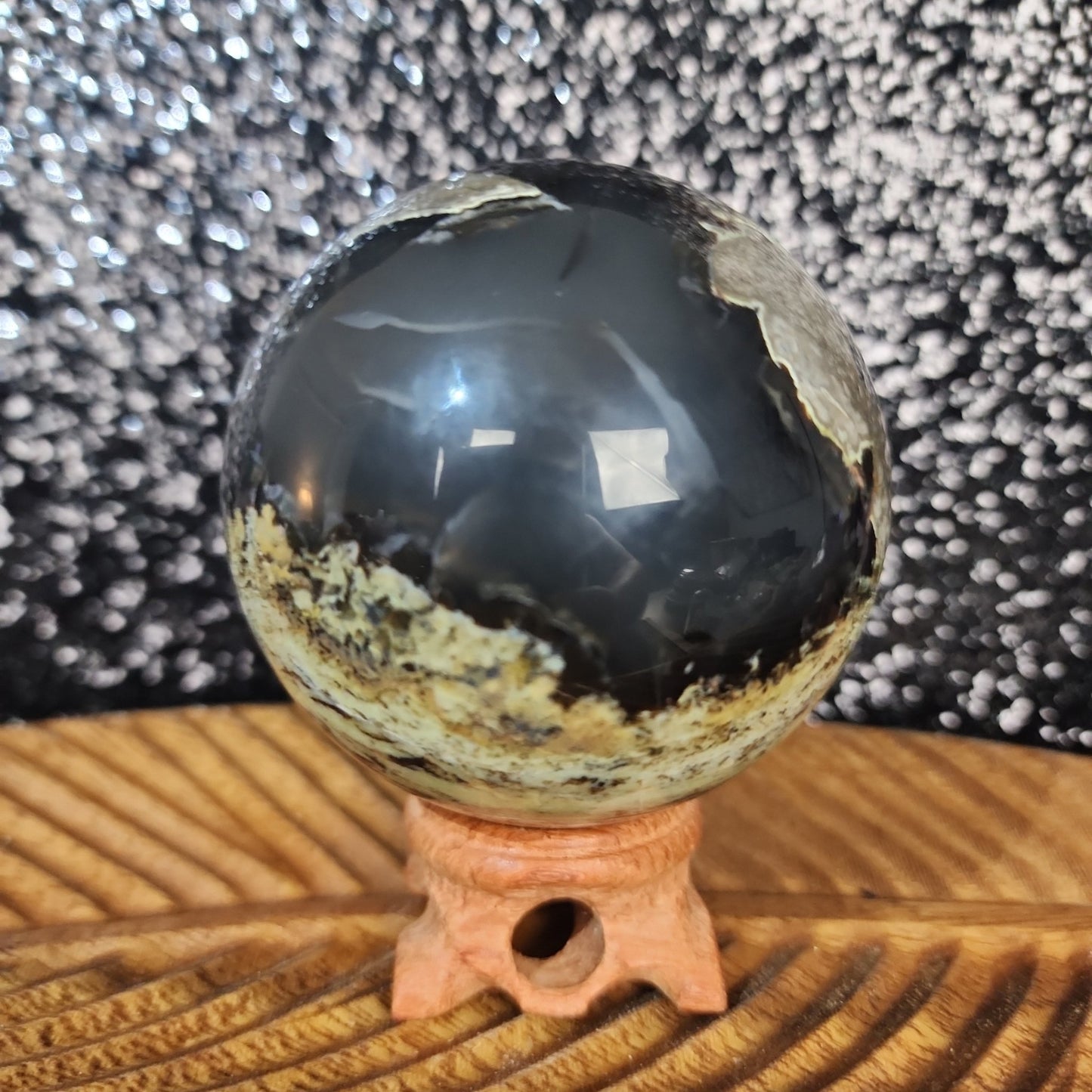 Volcanic Agate Sphere - MagicBox Crystals