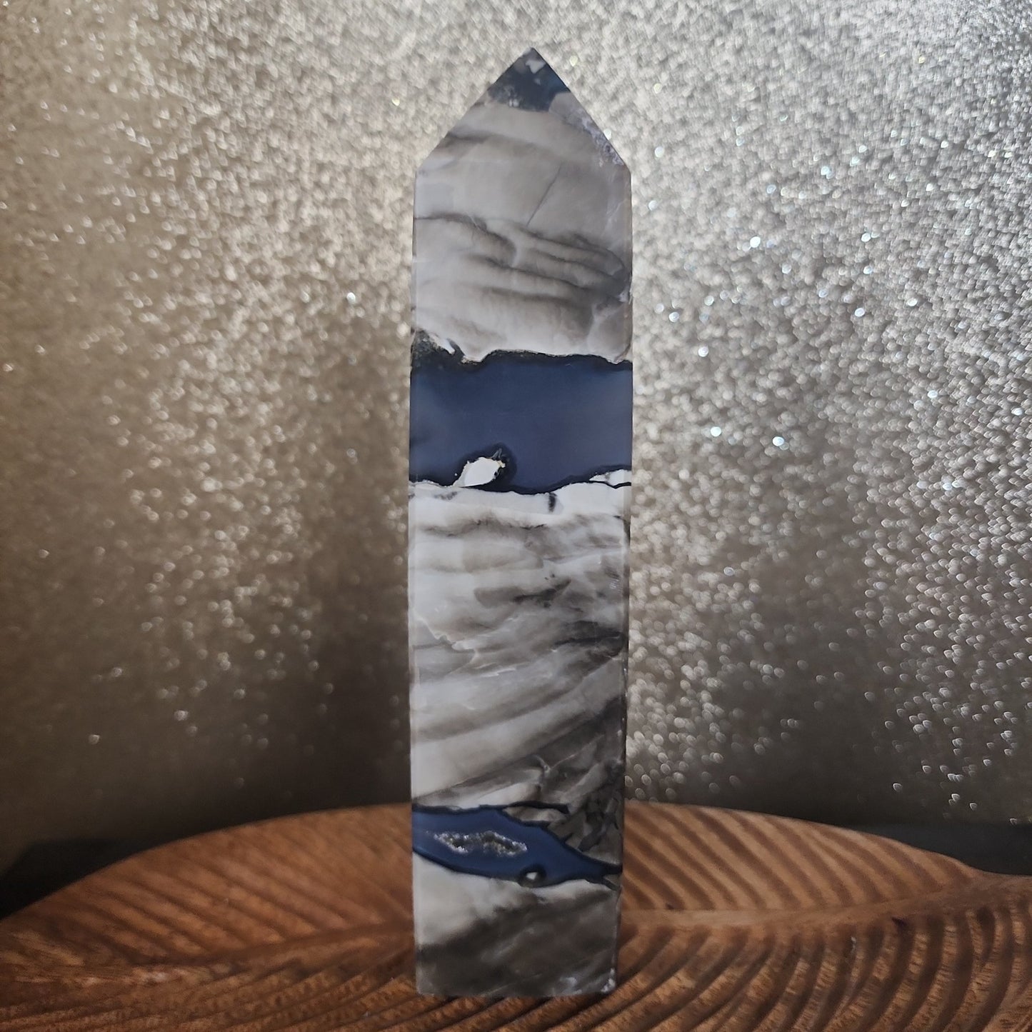 Volcanic Agate Tower - MagicBox Crystals