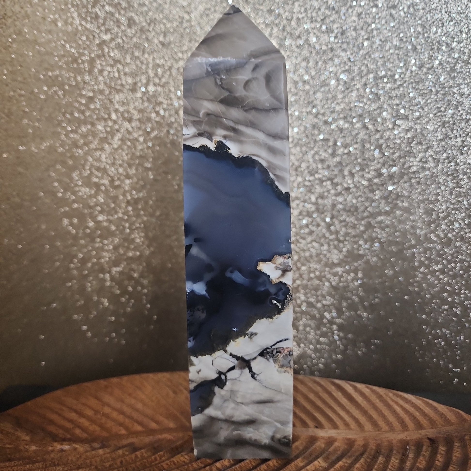 Volcanic Agate Tower - MagicBox Crystals