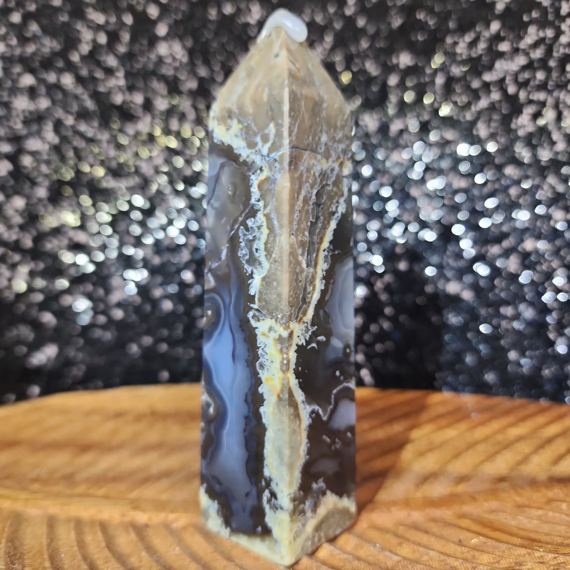 Volcanic Agate Tower - MagicBox Crystals